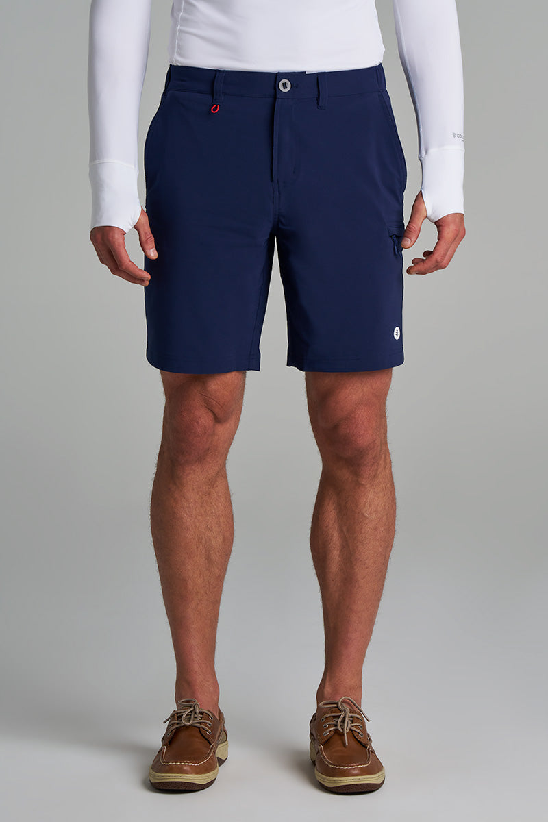 Fisher Island | Men's Fishing & Boating Shorts | Navy