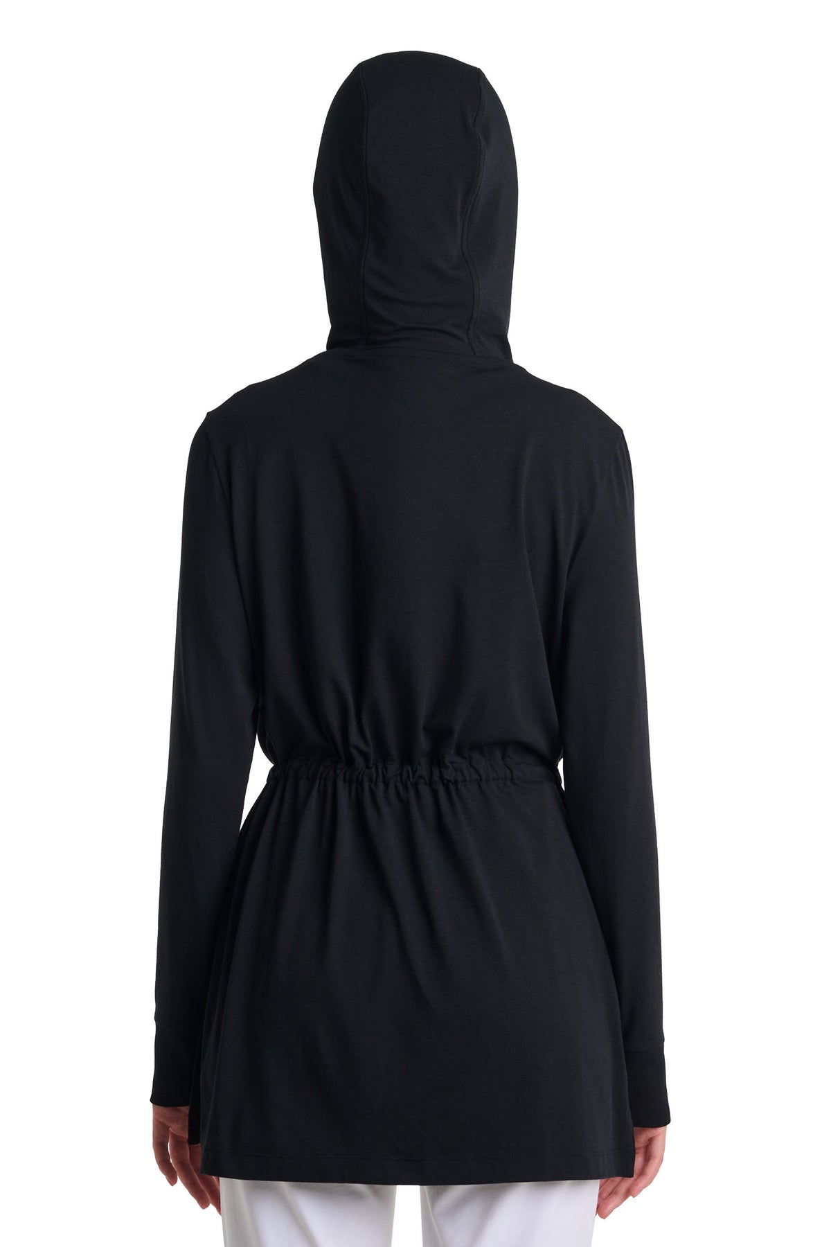 Waterfront | Women's Hoodie with Adjustable Waist | Black
