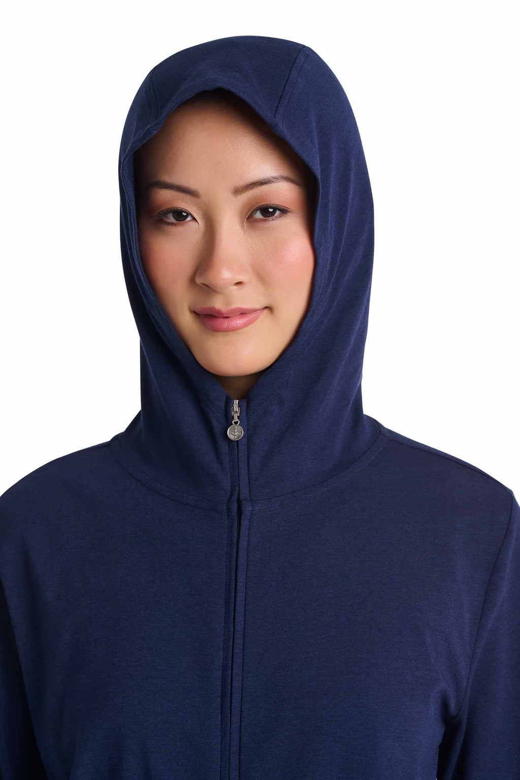 Waterfront | Women's Hoodie with Adjustable Waist | Navy