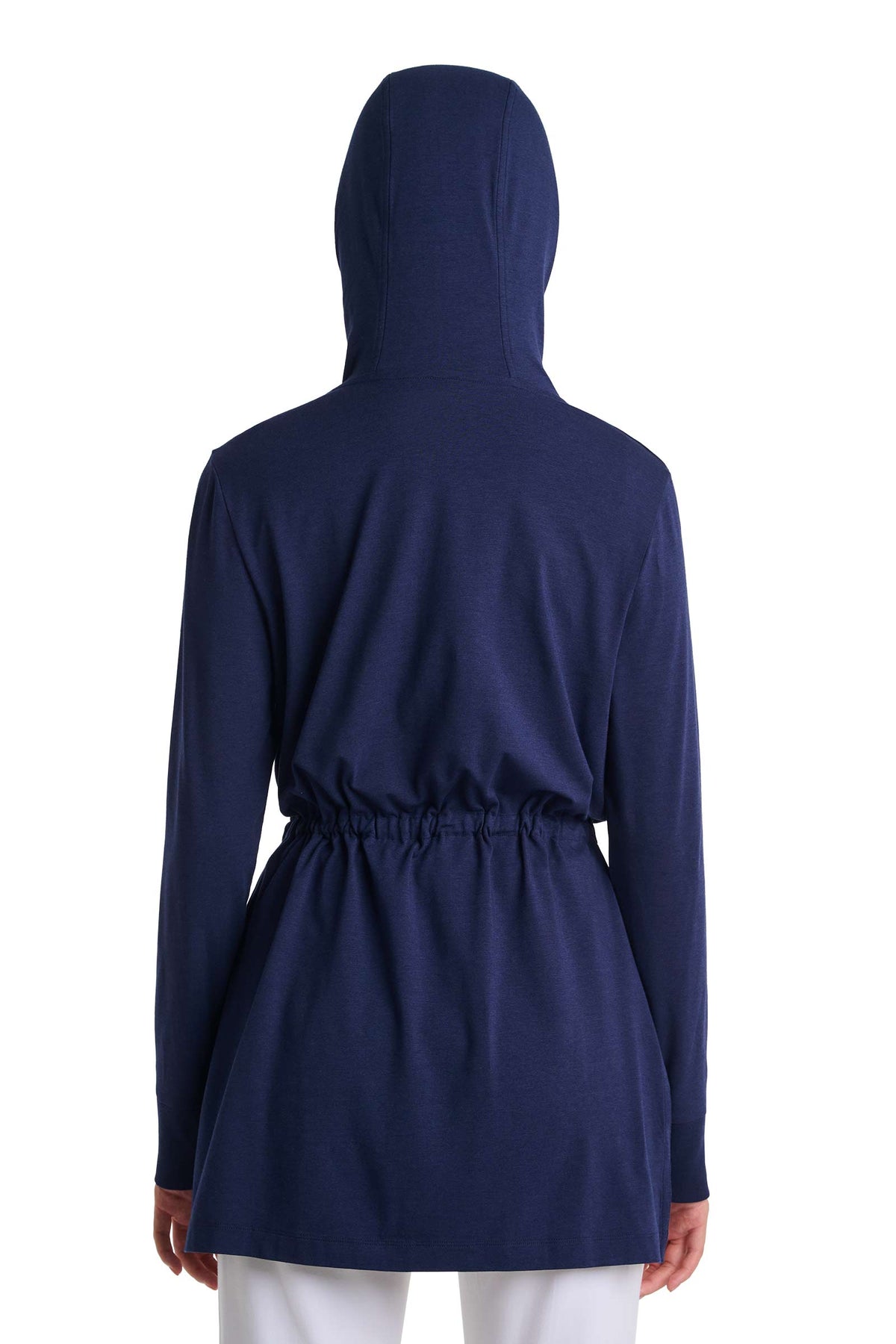Waterfront | Women's Hoodie with Adjustable Waist | Navy