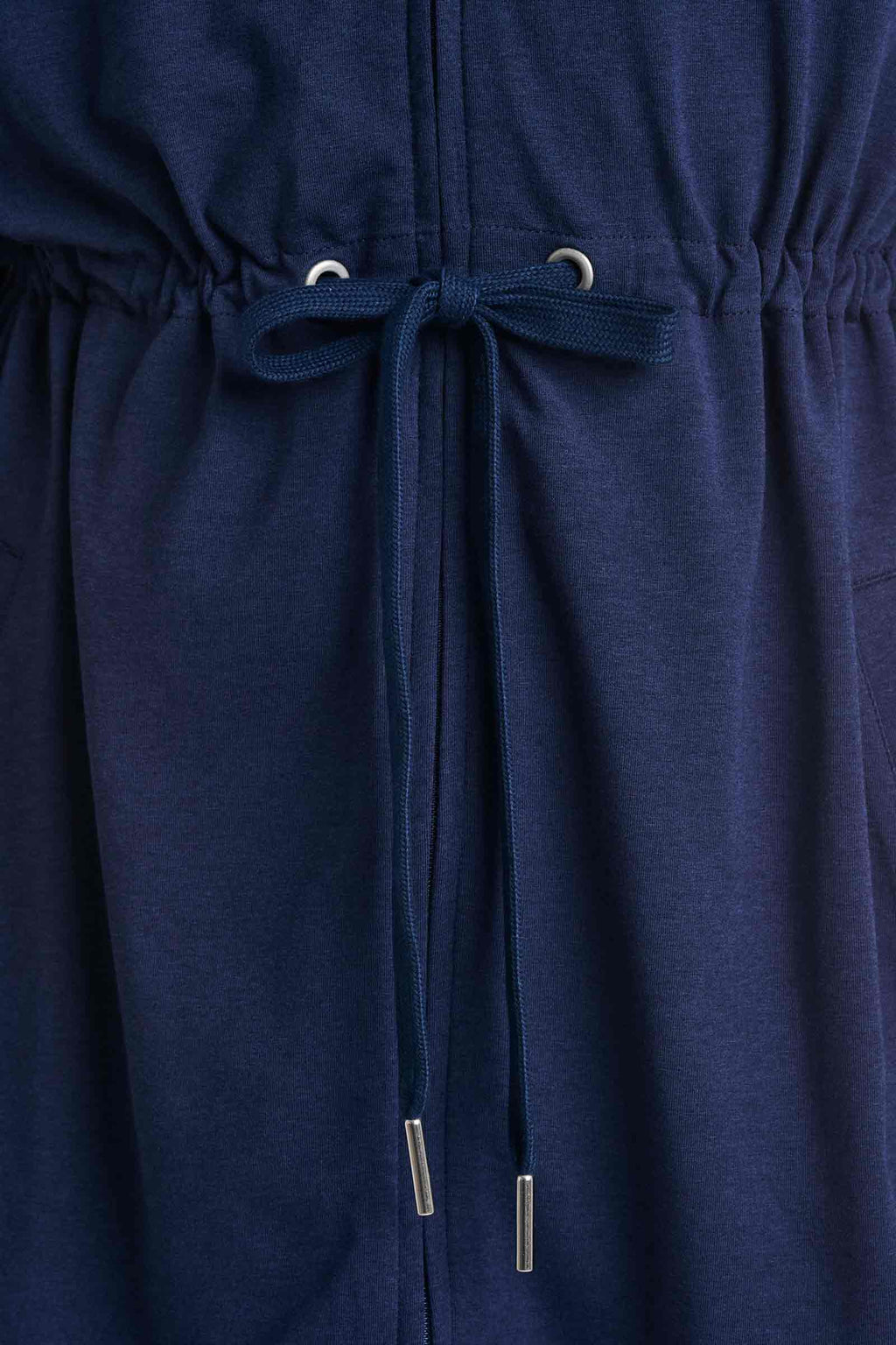 Waterfront | Women's Hoodie with Adjustable Waist | Navy