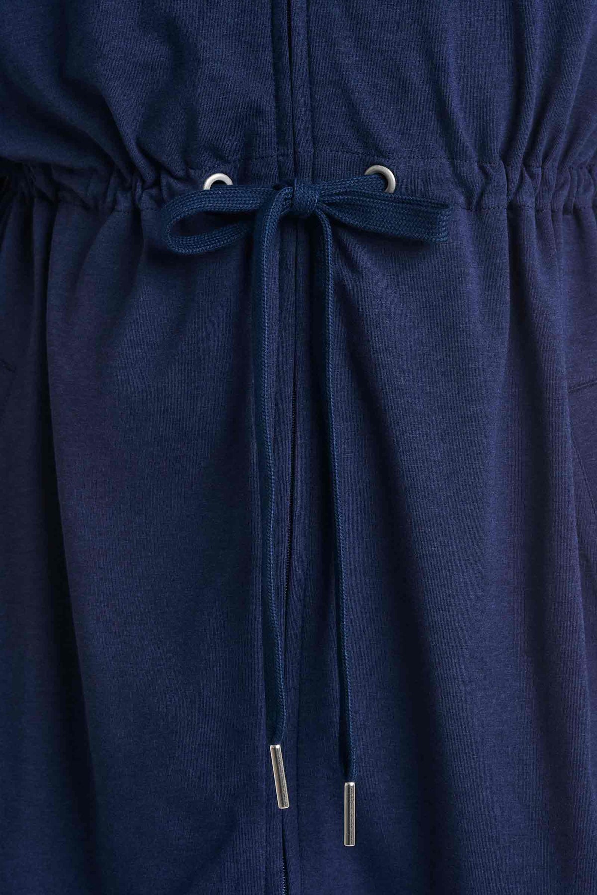Waterfront | Women's Hoodie with Adjustable Waist | Navy