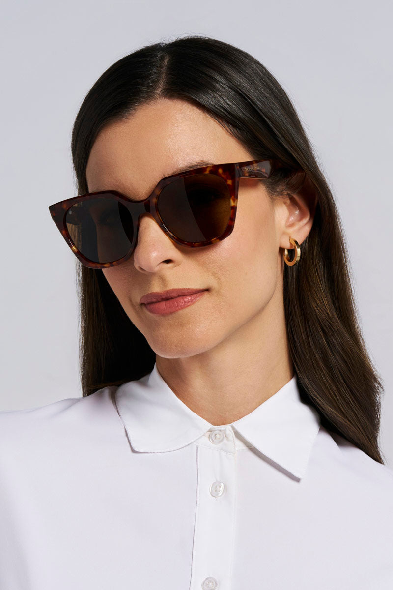 Solessia | Polarized Sunglasses | Amber Tortoise