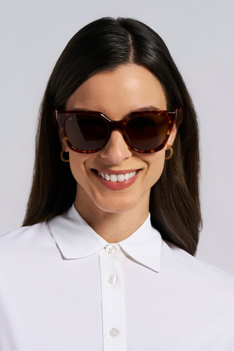 Solessia | Polarized Sunglasses | Amber Tortoise