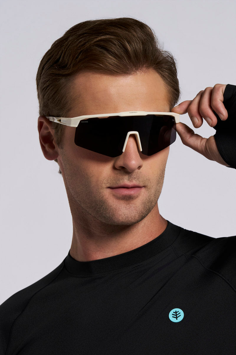 SolVelo | Polarized Sunglasses | White Matte