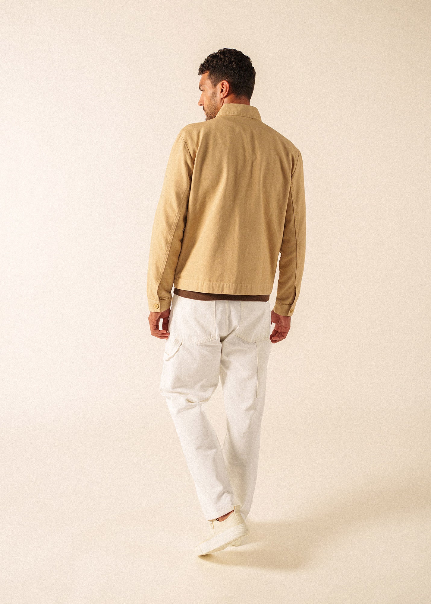 Saint James Zephyr cotton canvas jacket (SAIL CANVAS)