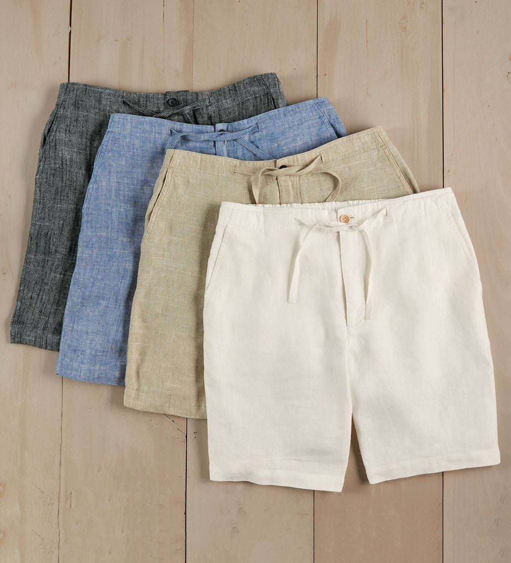 Patrick James Linen Drawstring Shorts