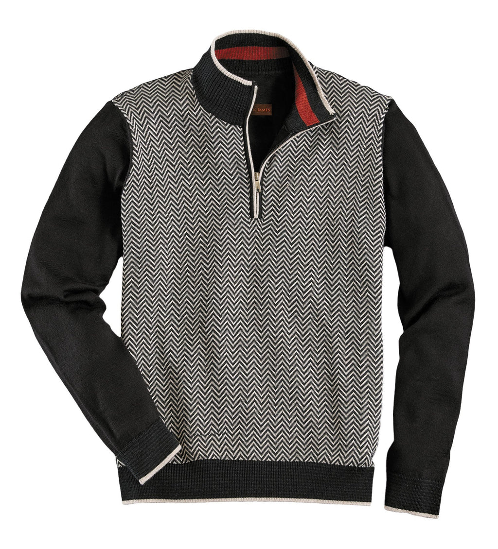 Patrick James Herringbone Sweater