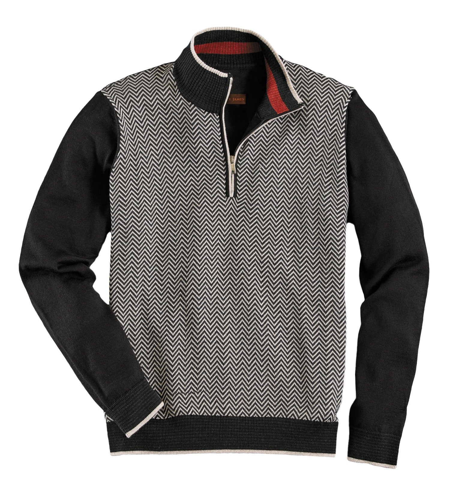 Patrick James Herringbone Sweater