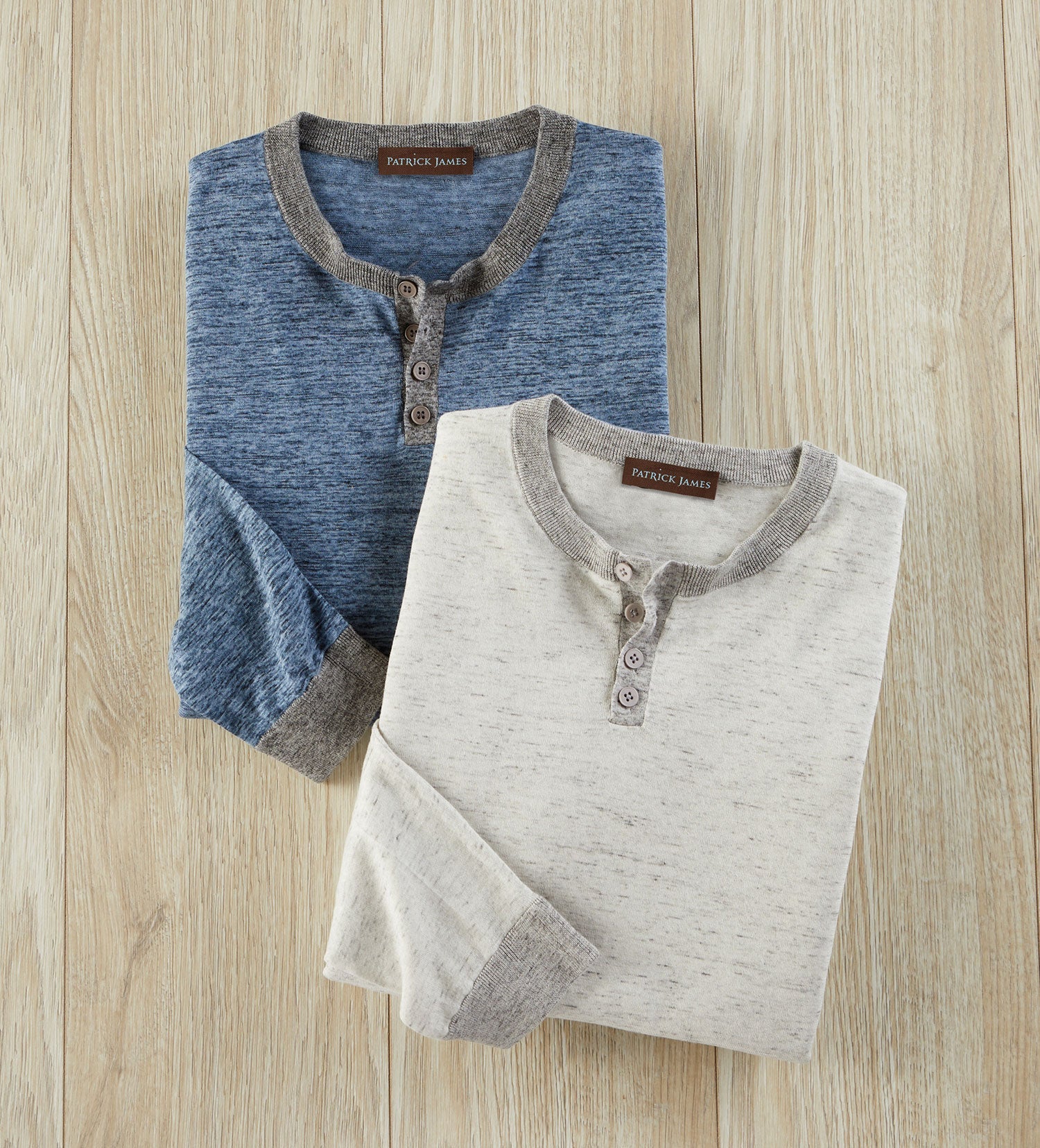 Patrick James Colorblock Henley
