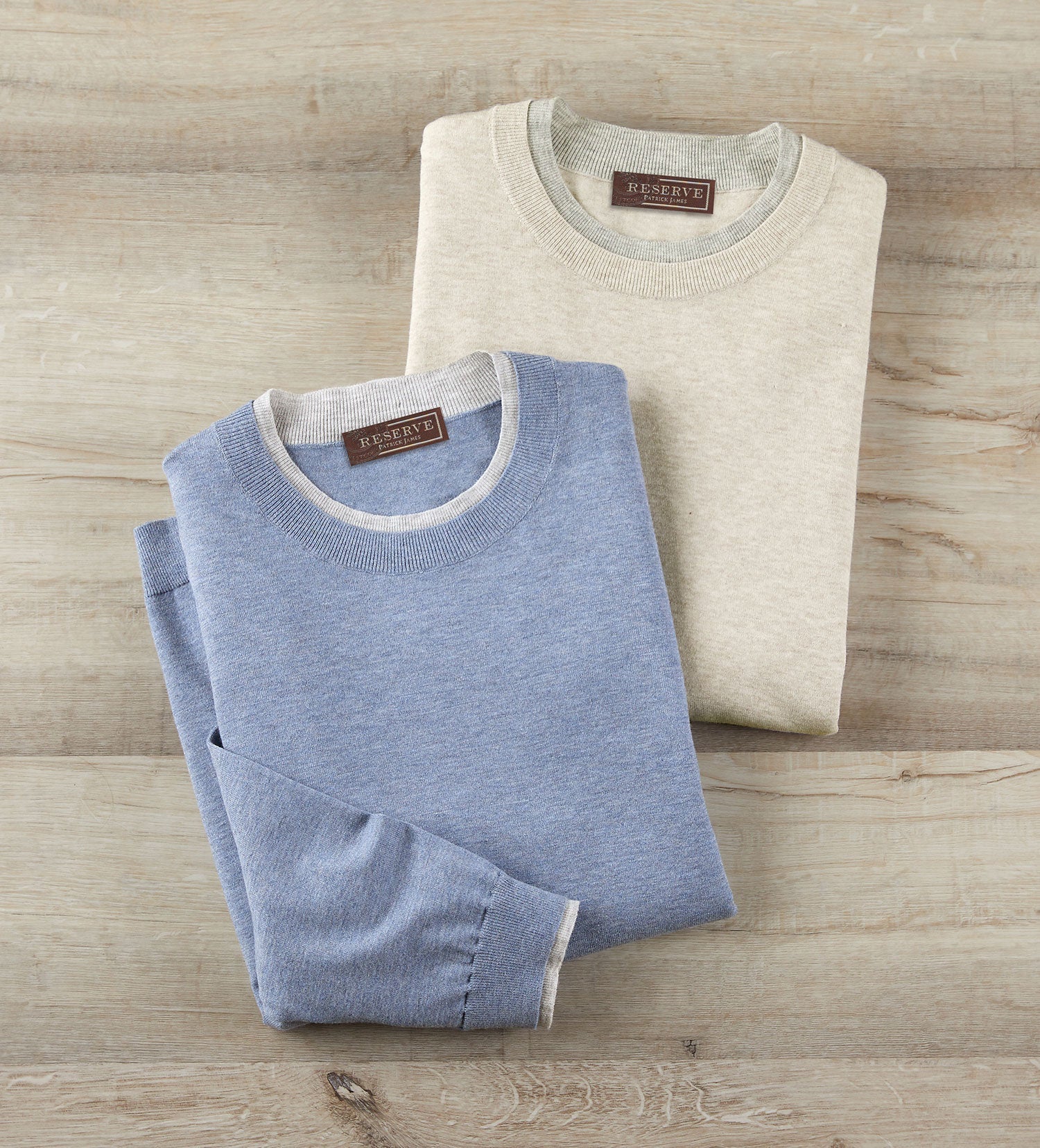 Reserve Double Collar Crewneck