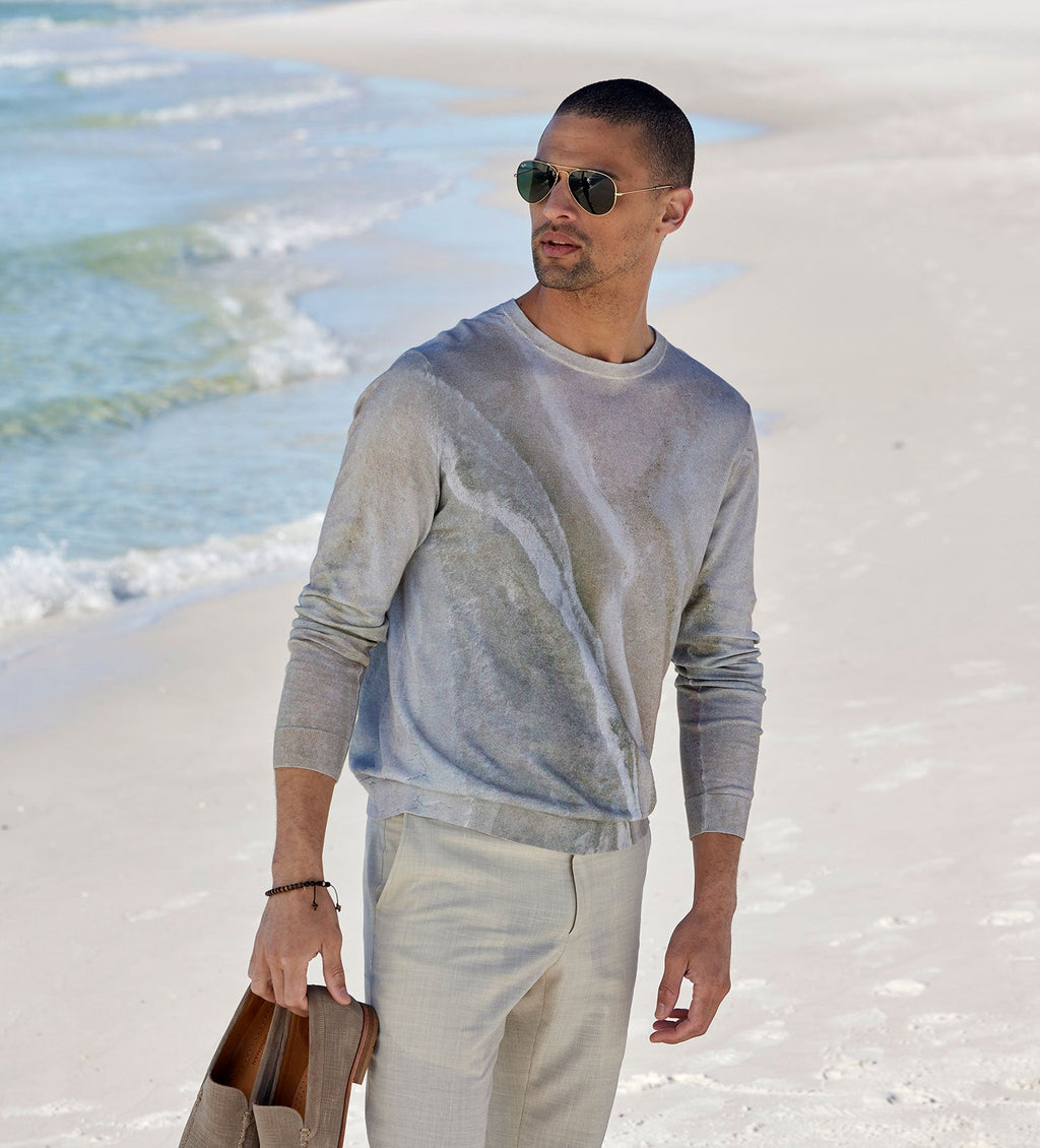 Reserve Sand Dune Print Sweater