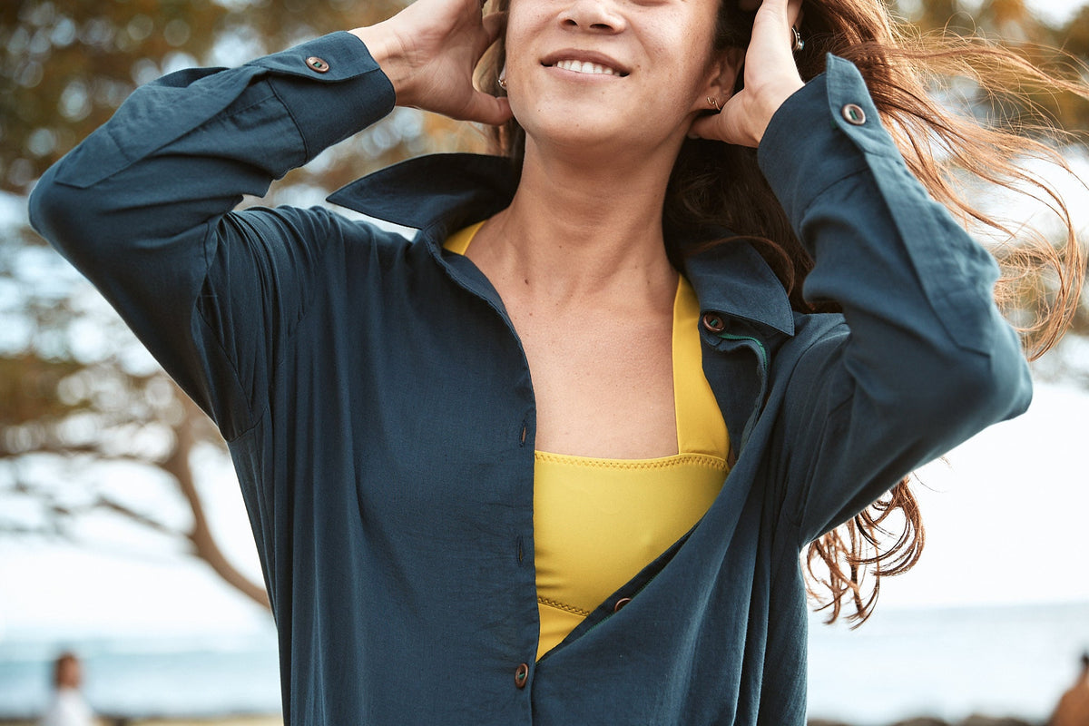 The Ansea Reversible Sporty Swim Top