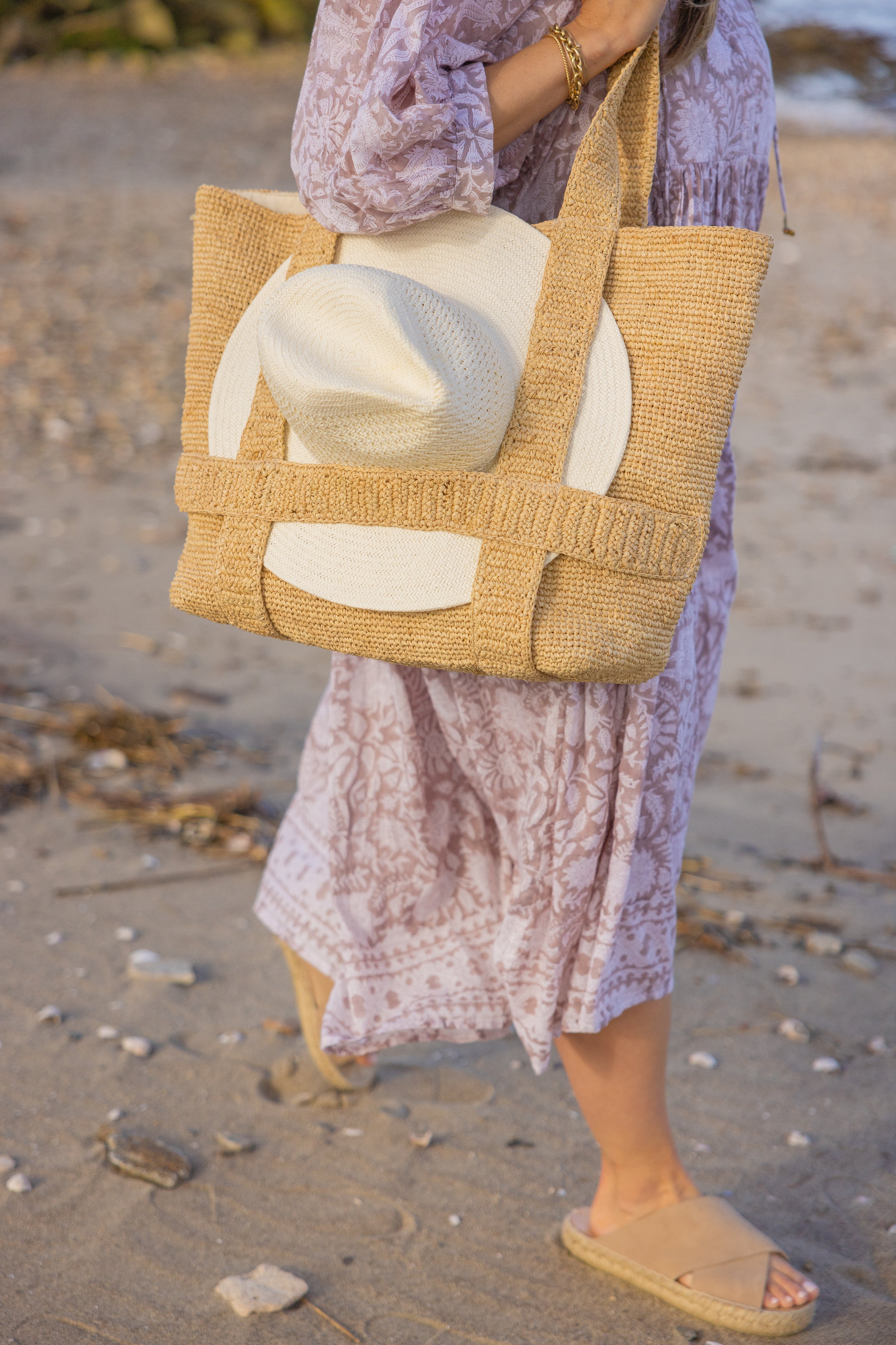 Hat Attack New York The Original Straw Traveler Bag