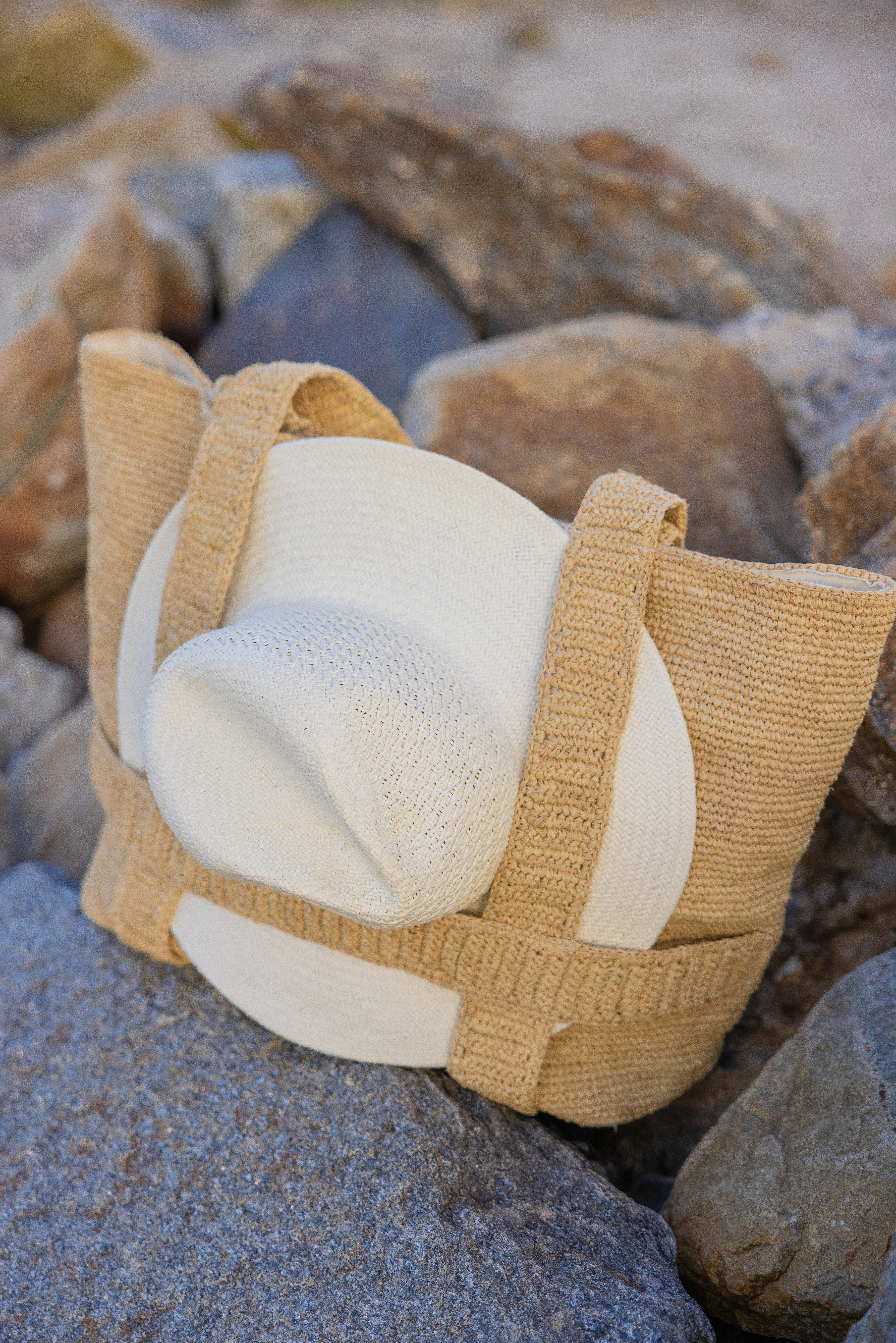 Hat Attack New York The Original Straw Traveler Bag