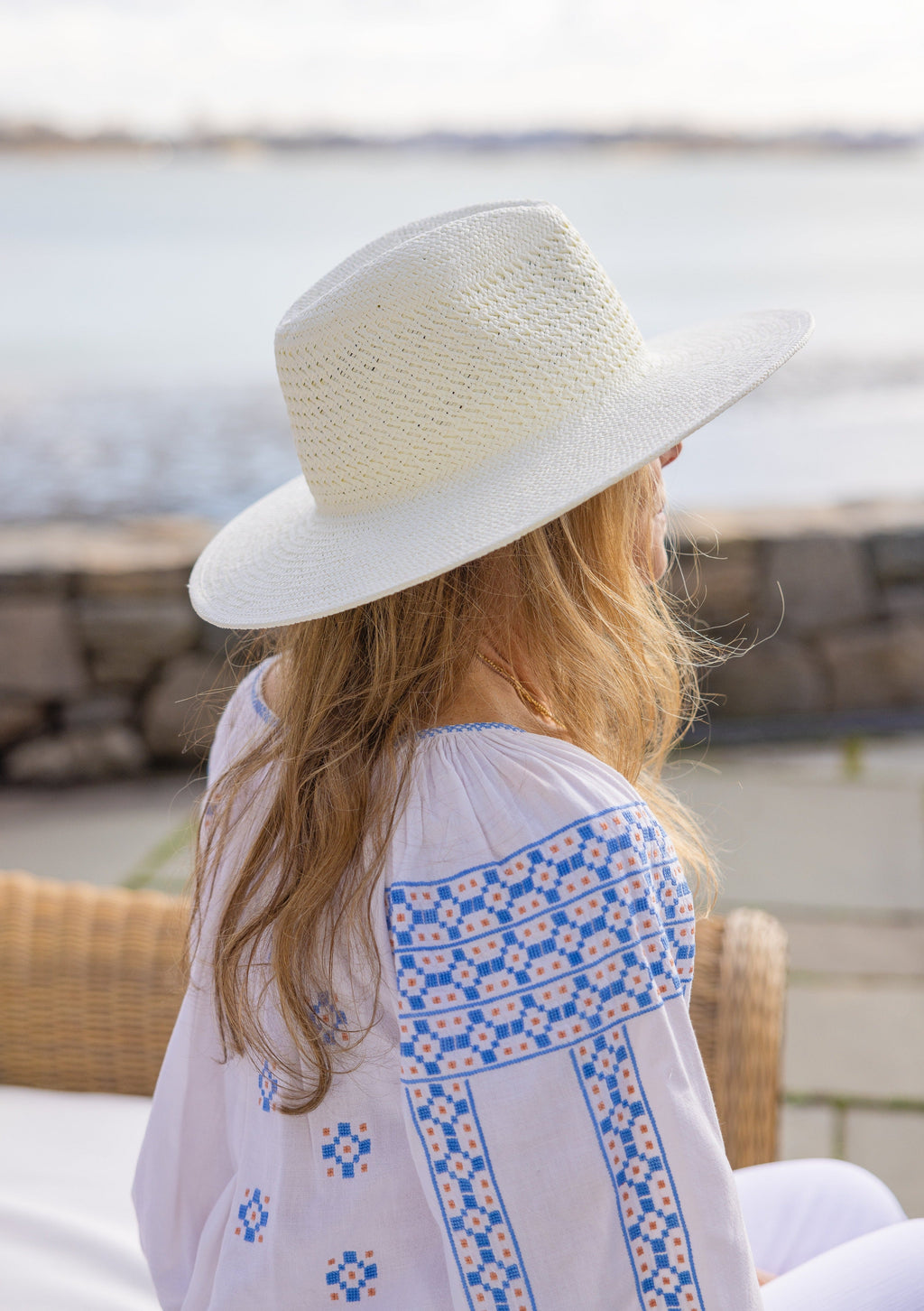 Hat Attack New York Vented Luxe Packable, Bleach