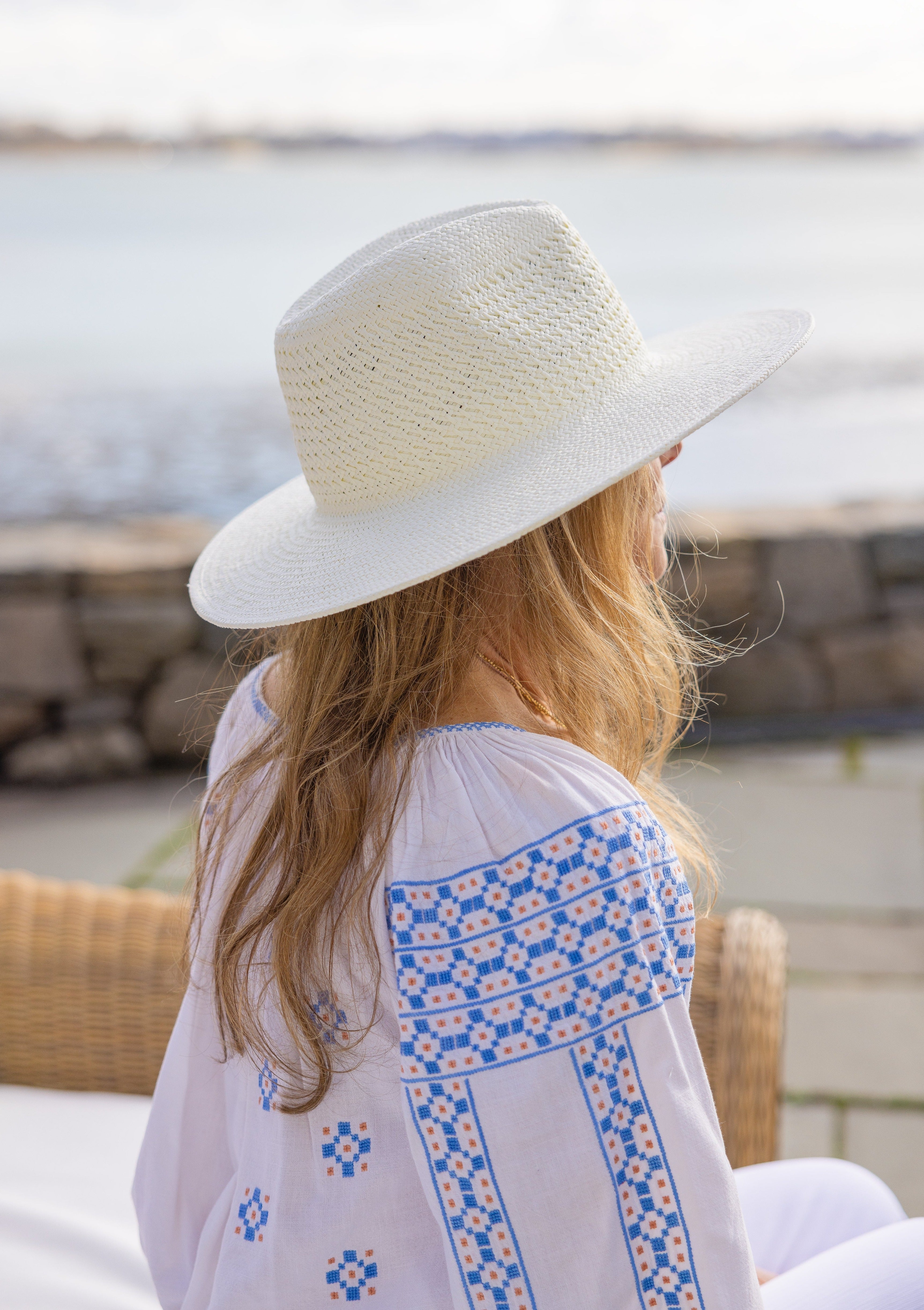 Hat Attack New York Vented Luxe Packable, Bleach