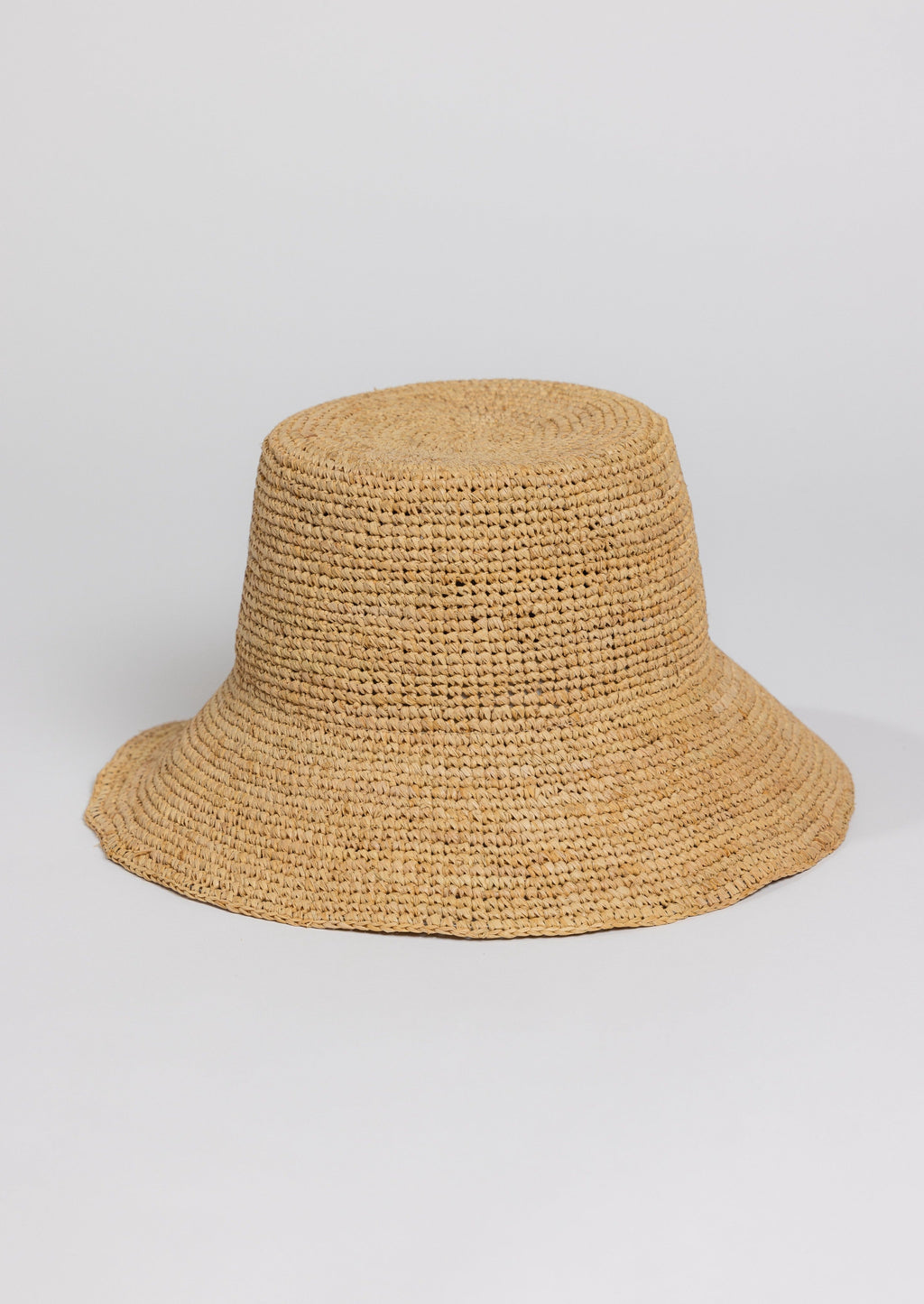 Hat Attack New York Chic Crochet Bucket Hat, Natural