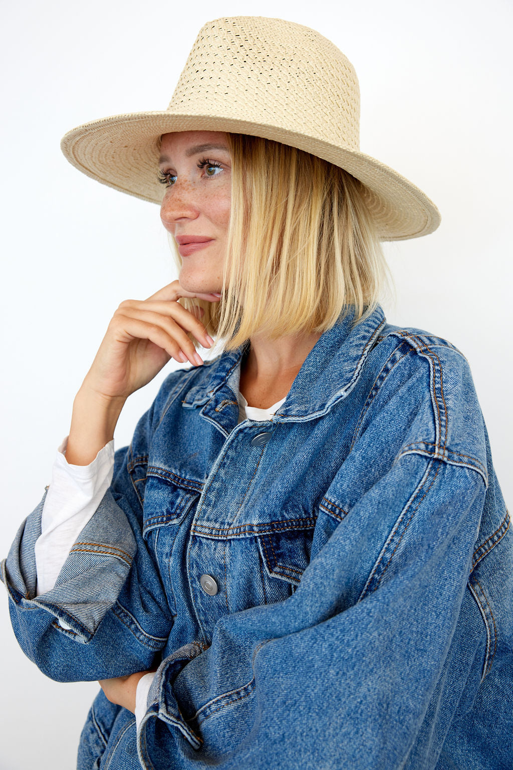 Hat Attack New York Vented Luxe Packable, Natural