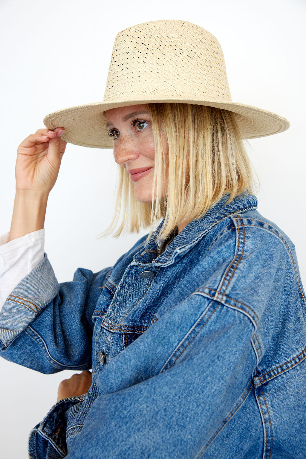 Hat Attack New York Vented Luxe Packable, Natural