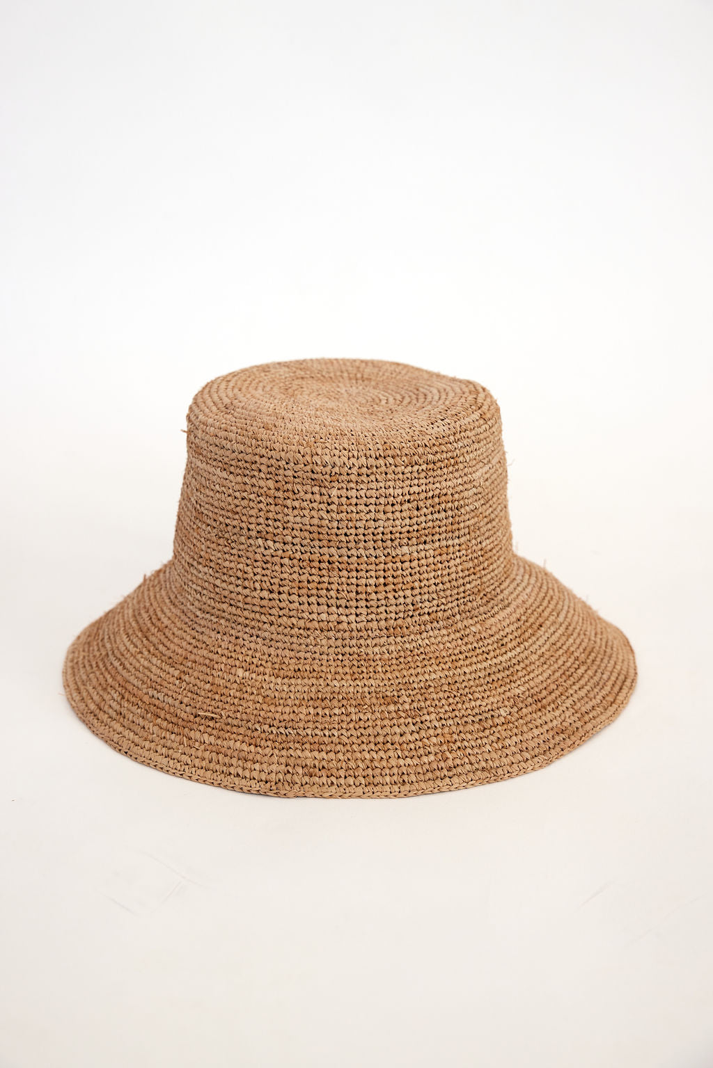 Hat Attack New York Chic Crochet Bucket Hat, Natural