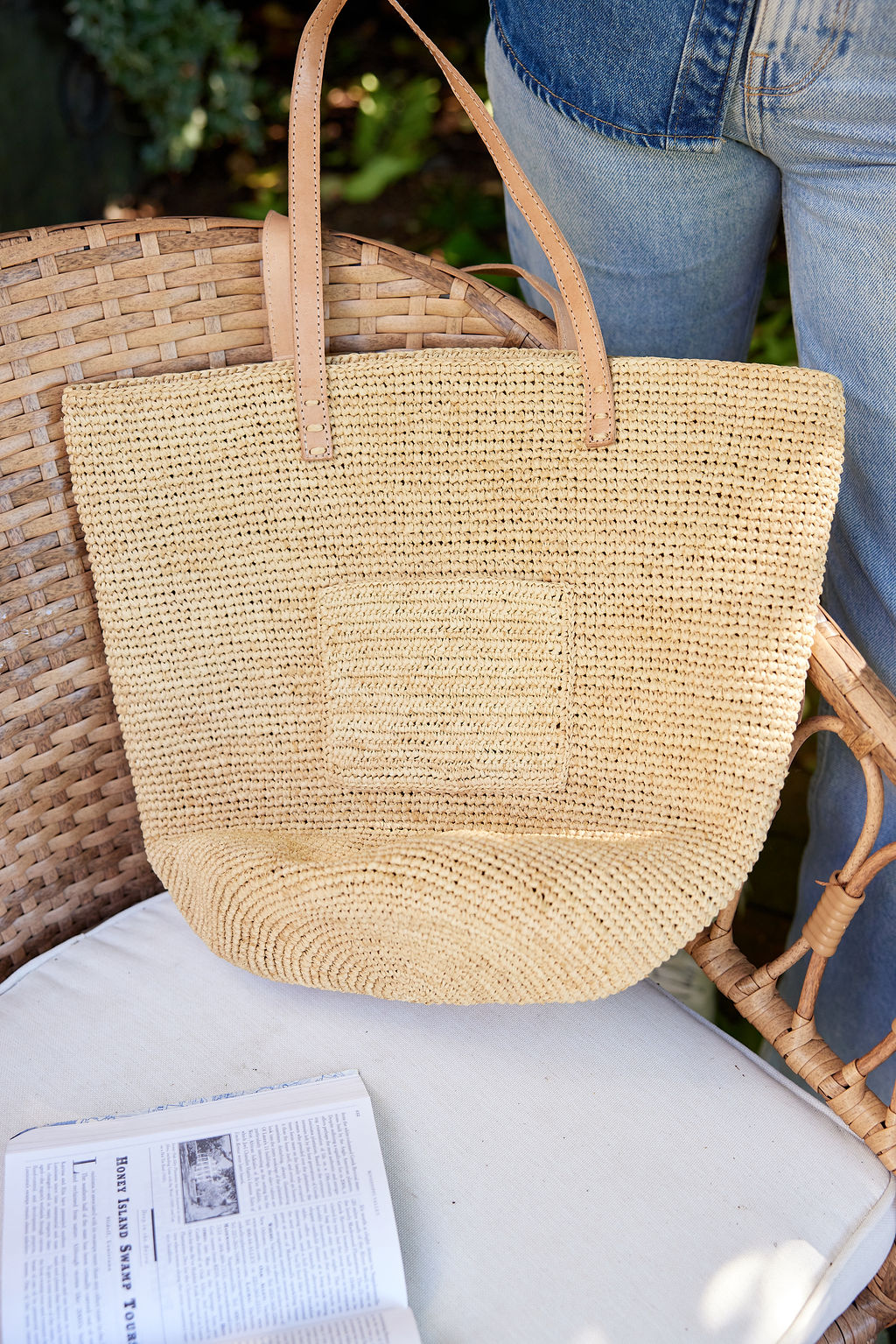 Hat Attack New York Nat Tote, Natural