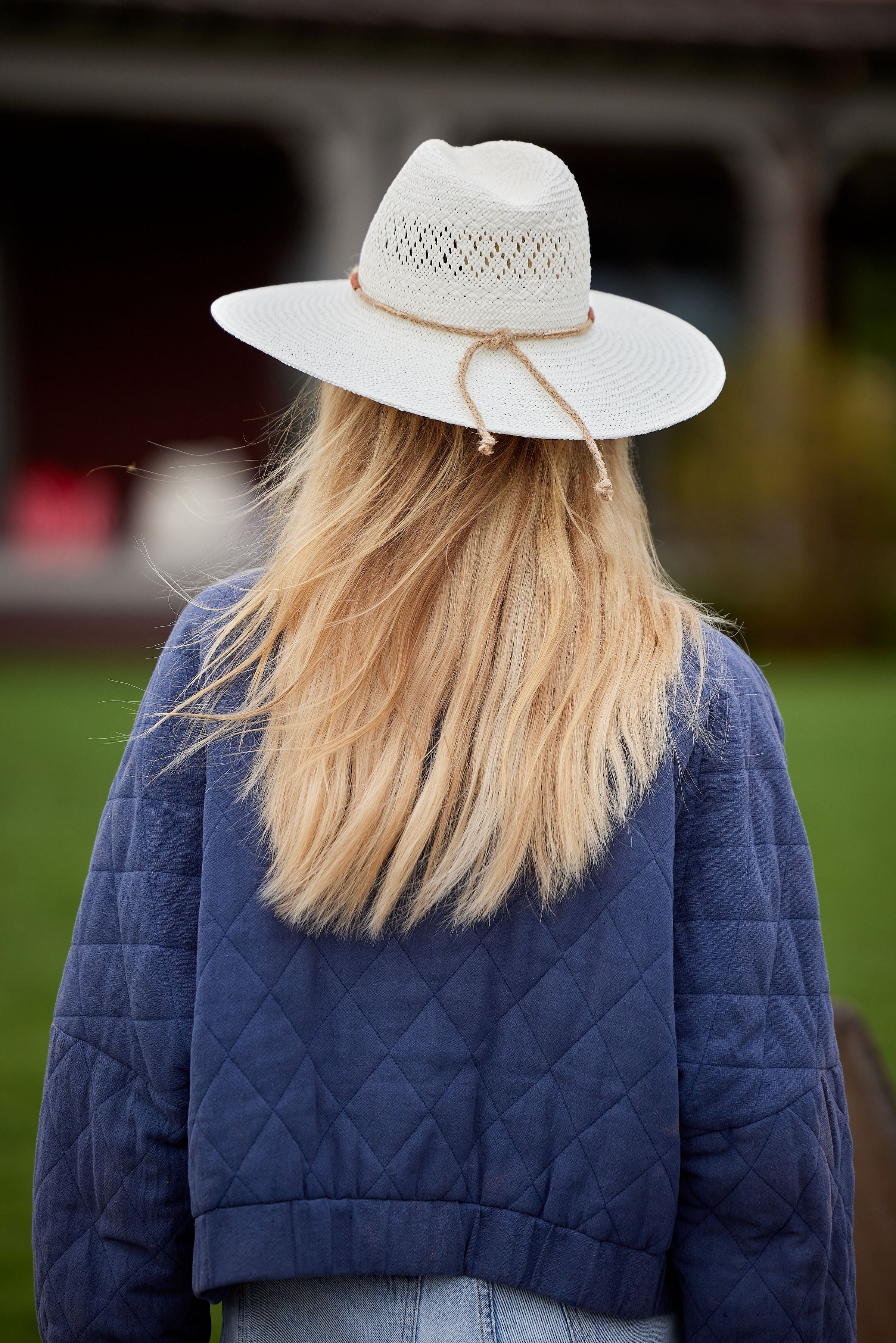 Hat Attack New York Luxe Packable Sunhat, Bleach/Jute