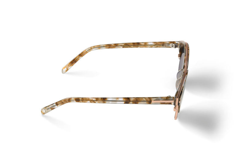 Bisous Sunglasses The Vintage Rose Gold Tortoise