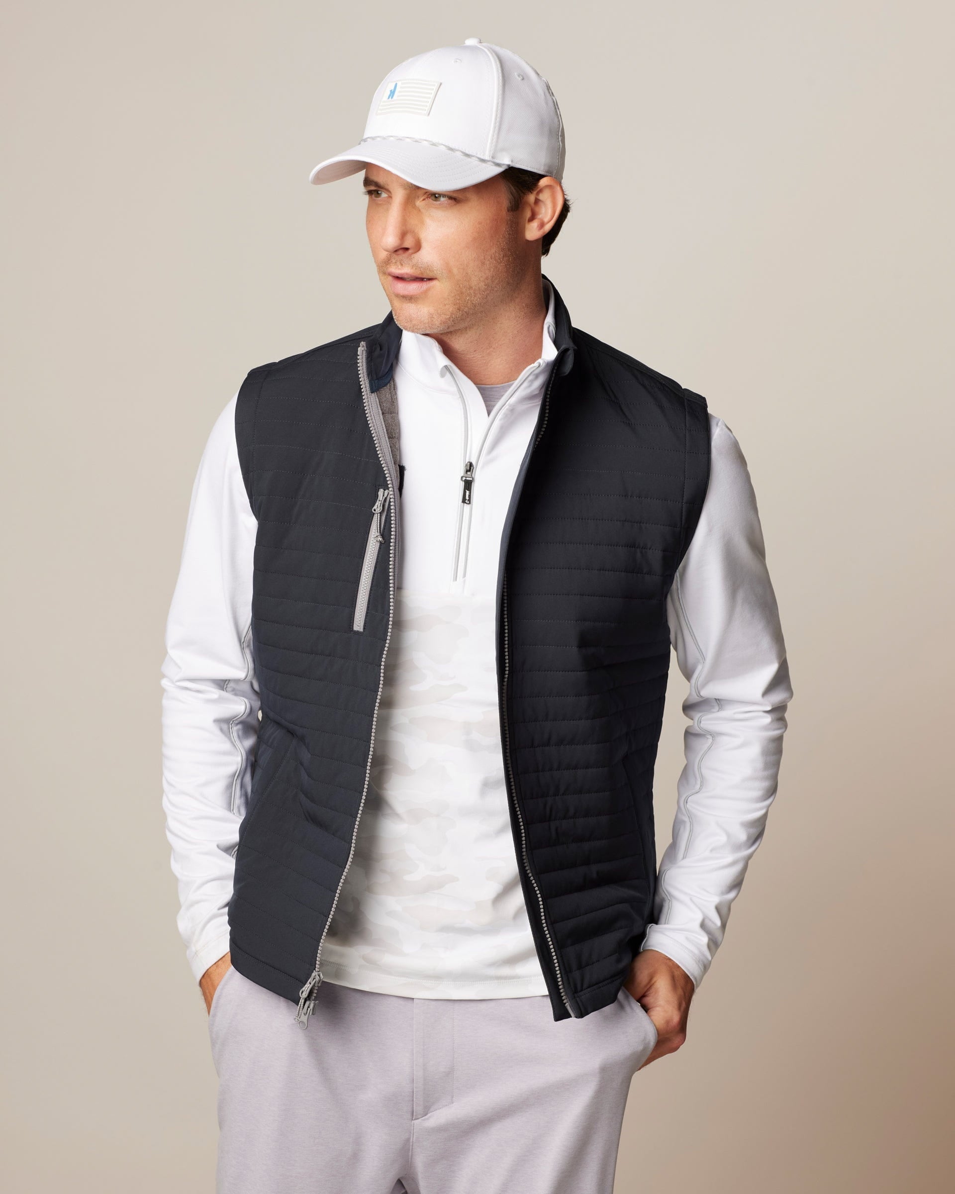 Johnnie-O Crosswind Quilted Performance Vest