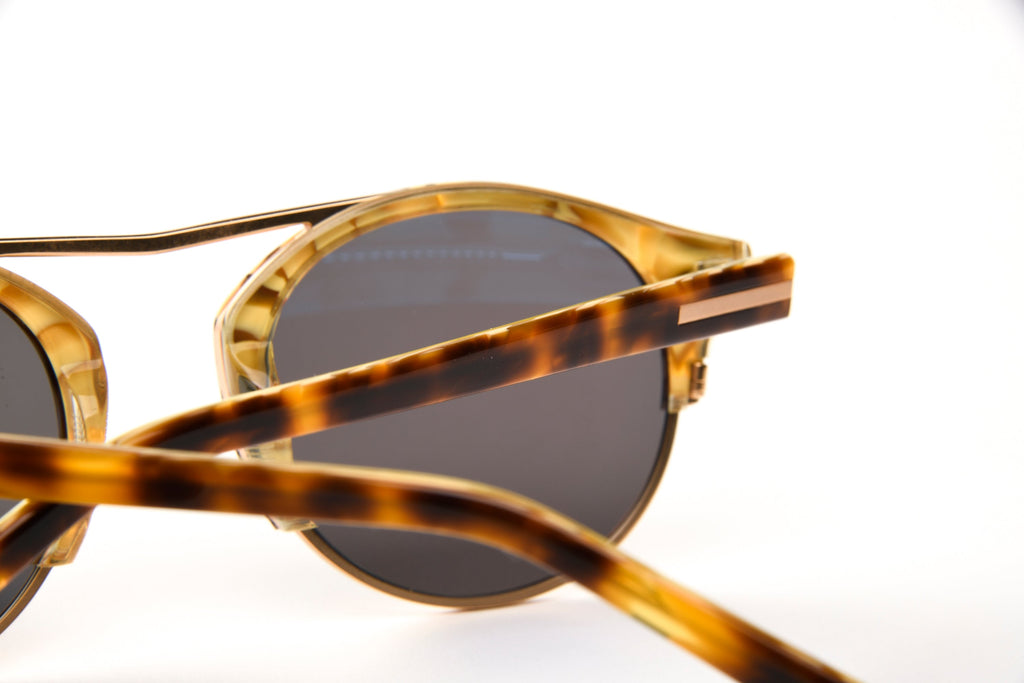 Bisous Sunglasses Rumrunners Tortoise Lava