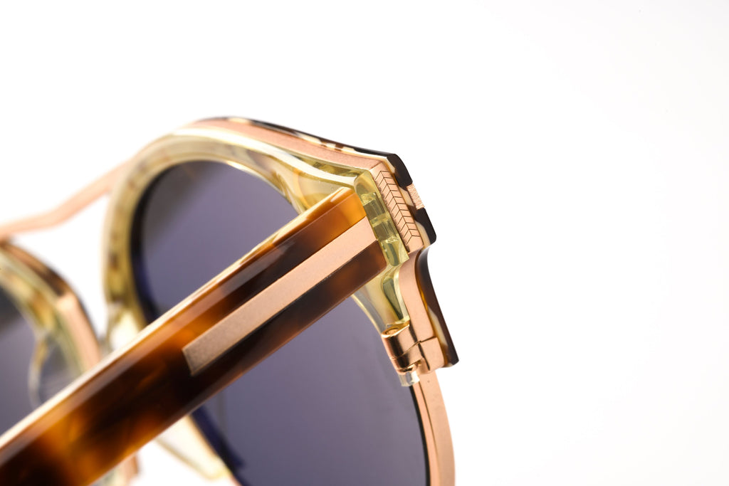 Bisous Sunglasses Rumrunners Tortoise Lava