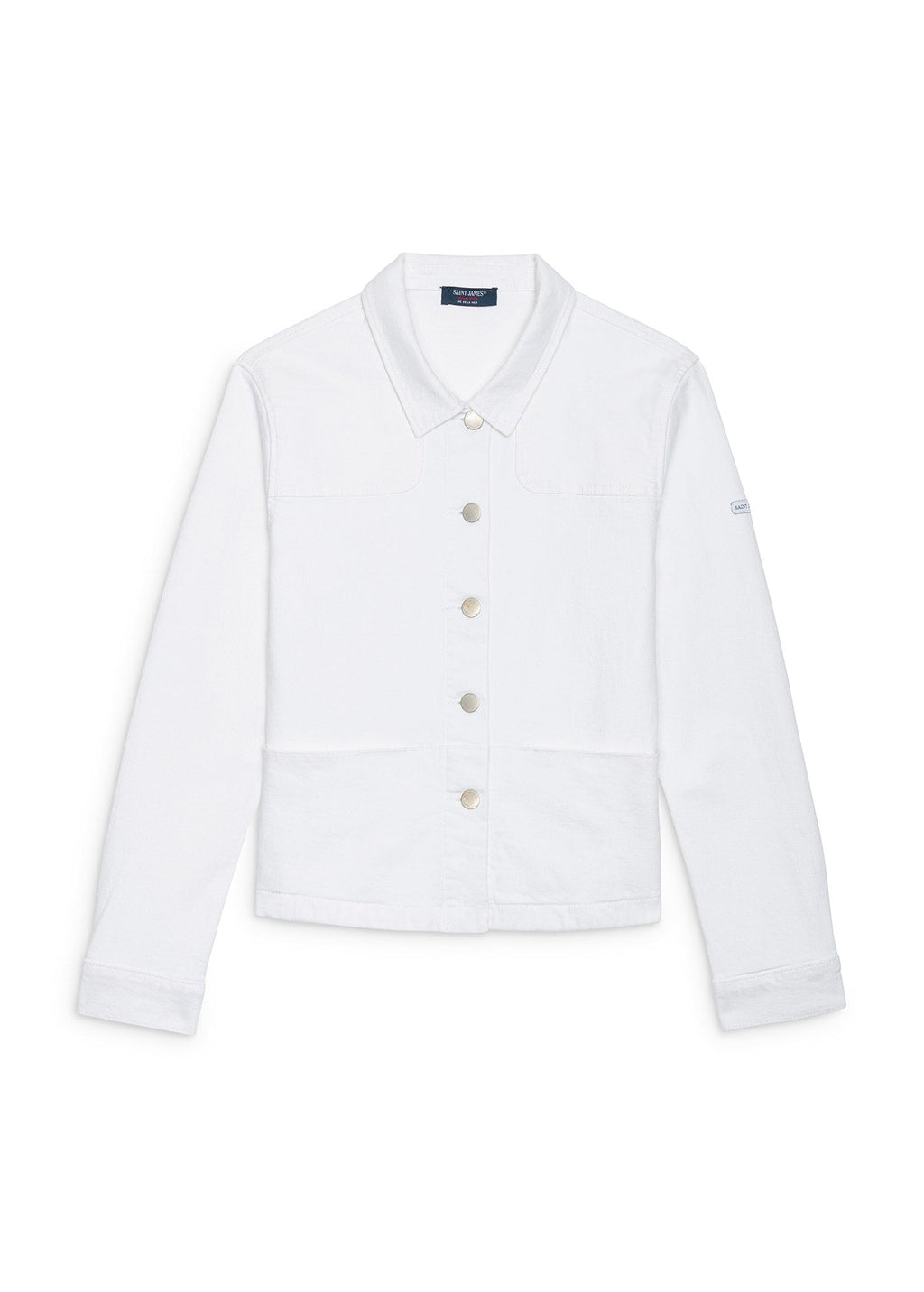 Saint James ST TEA - Jacket in Lightweigth Cotton Canvas for Women (WHITE)