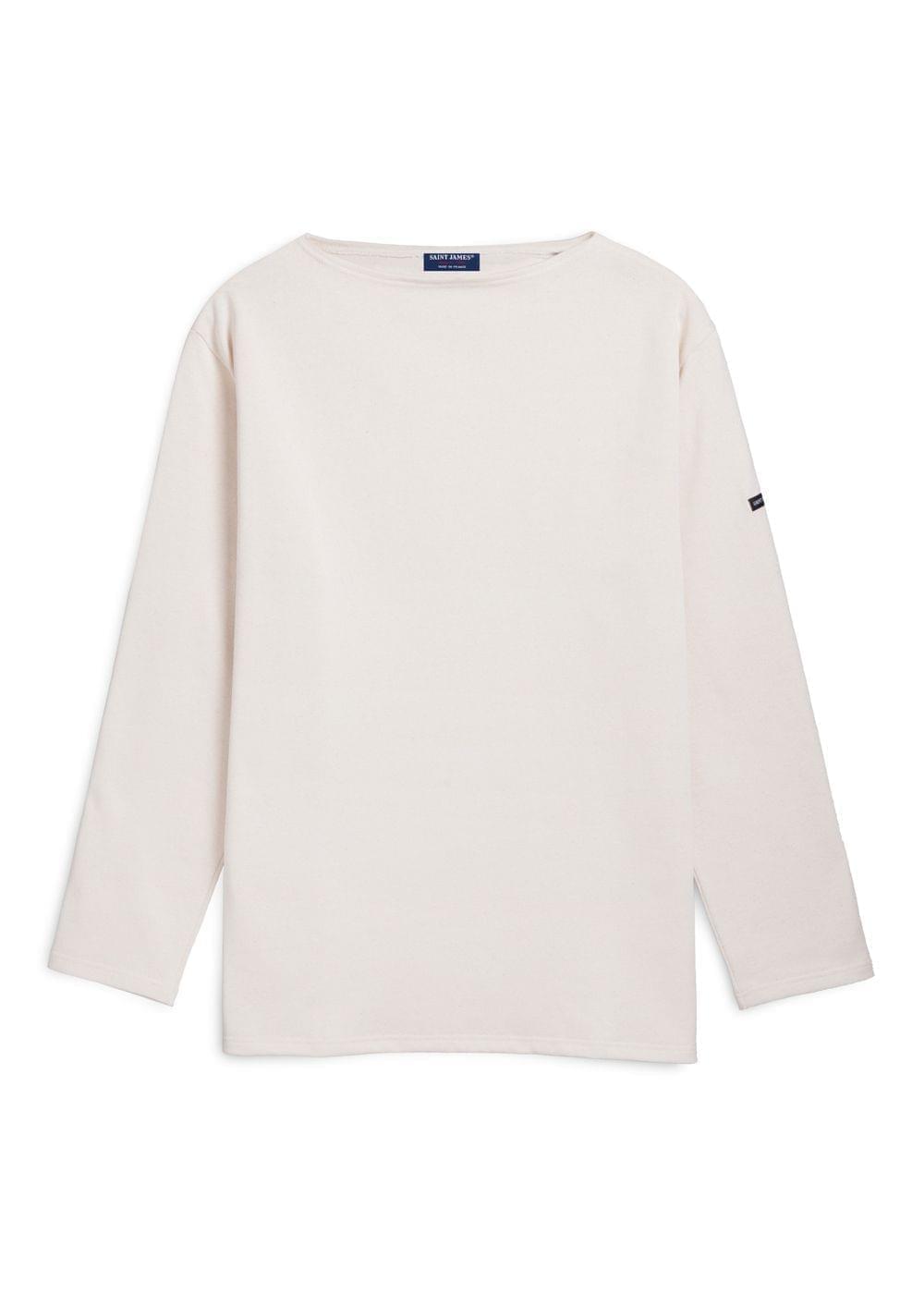 Saint James GUILDO - Boat Neck Breton Shirt Heavyweight Cotton | Unisex Fit (ECRU)