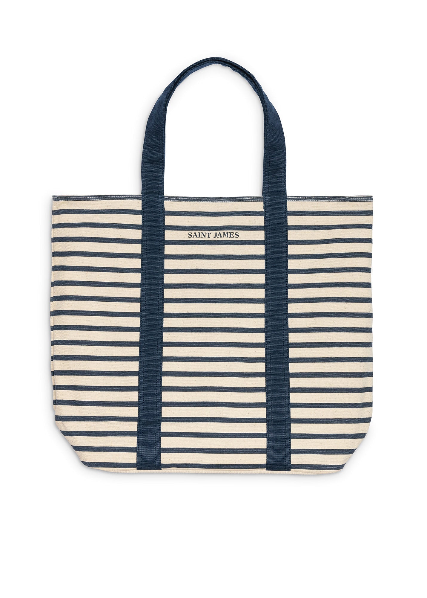 Saint James Le Tote Reversible Reversible Tote Bag 100% Cotton Light Blue Pale Pink