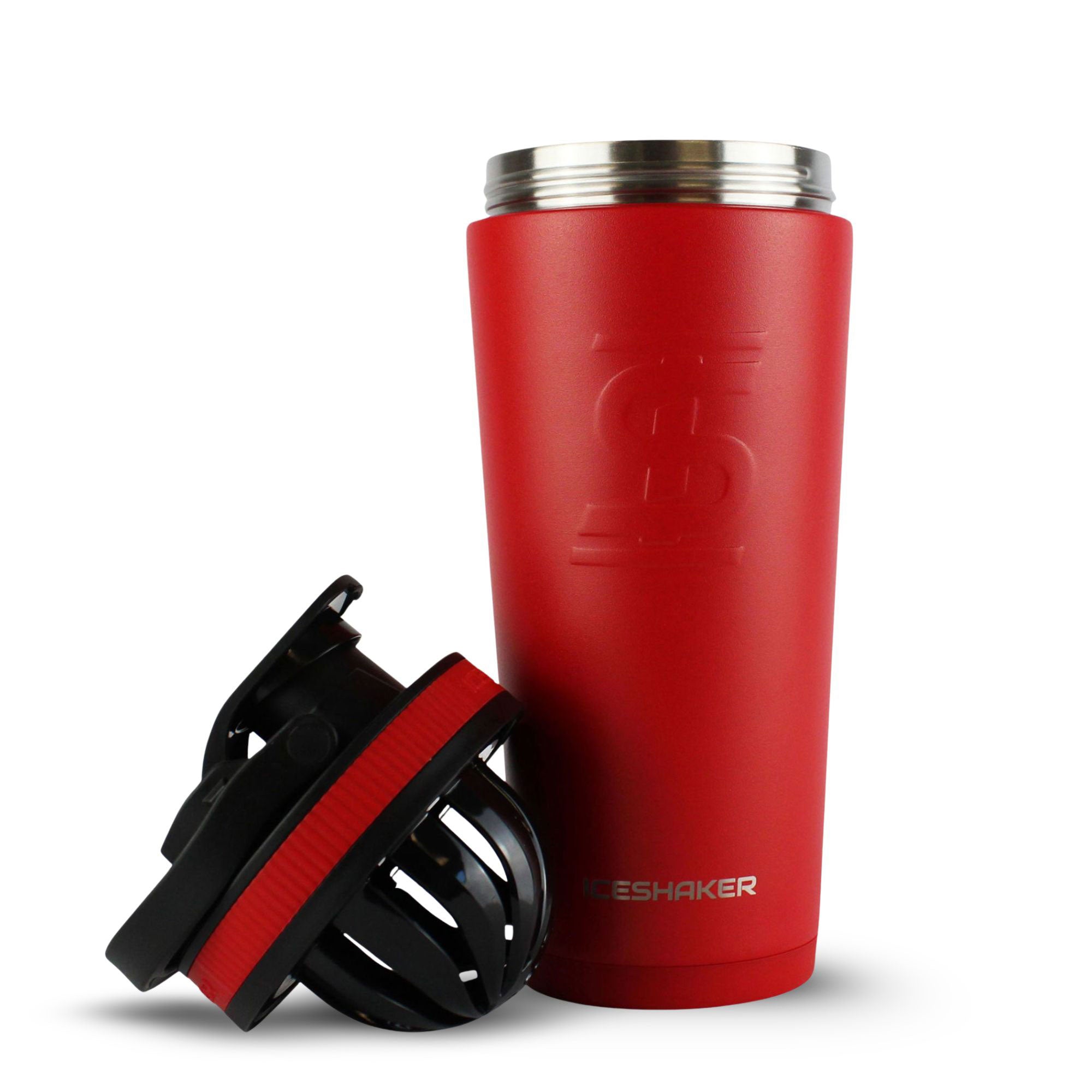 Officially Licensed Texas Rangers 26oz Ice Shaker - Red