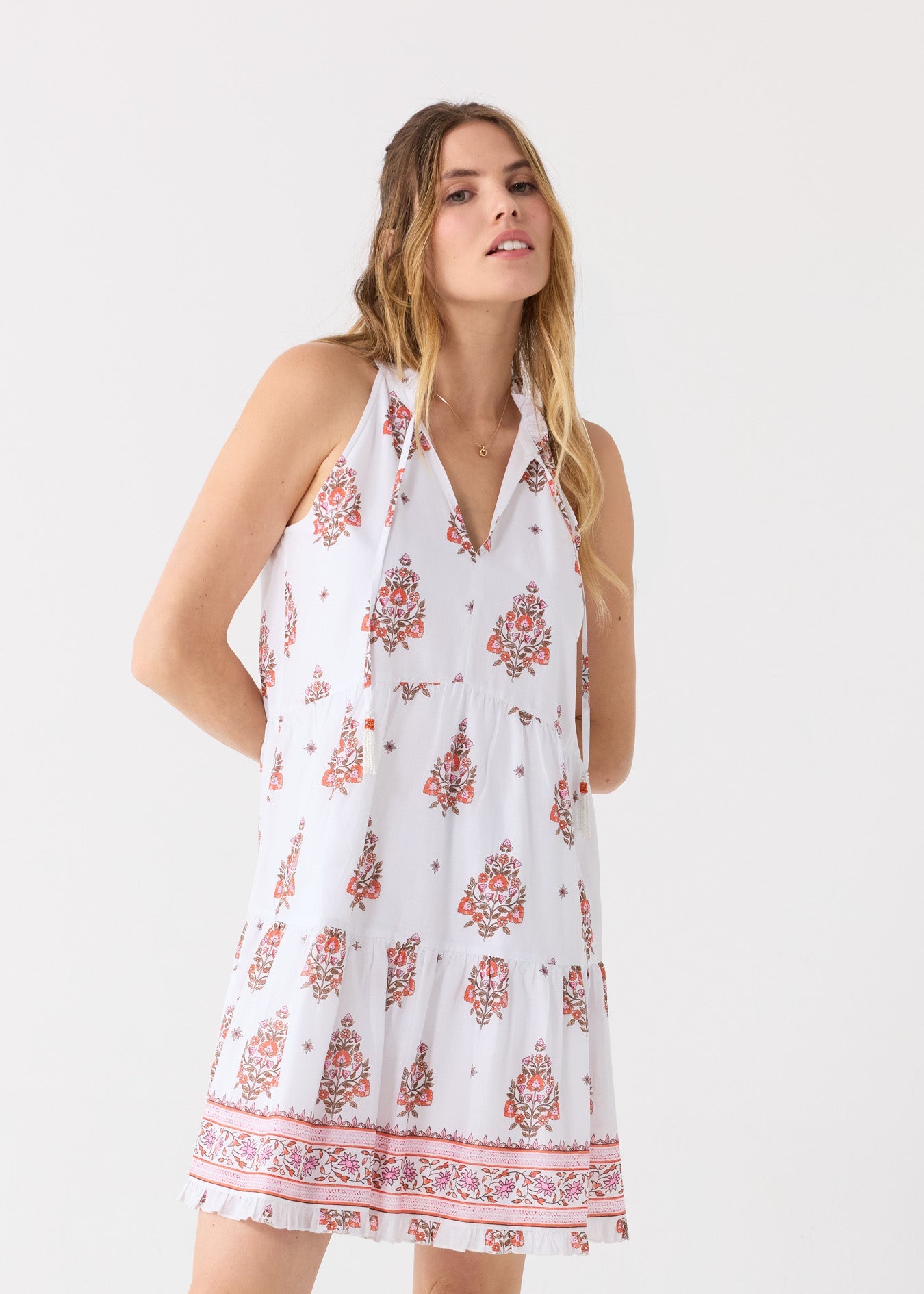 Cabana Life Amelia Island Sleeveless Tiered Dress