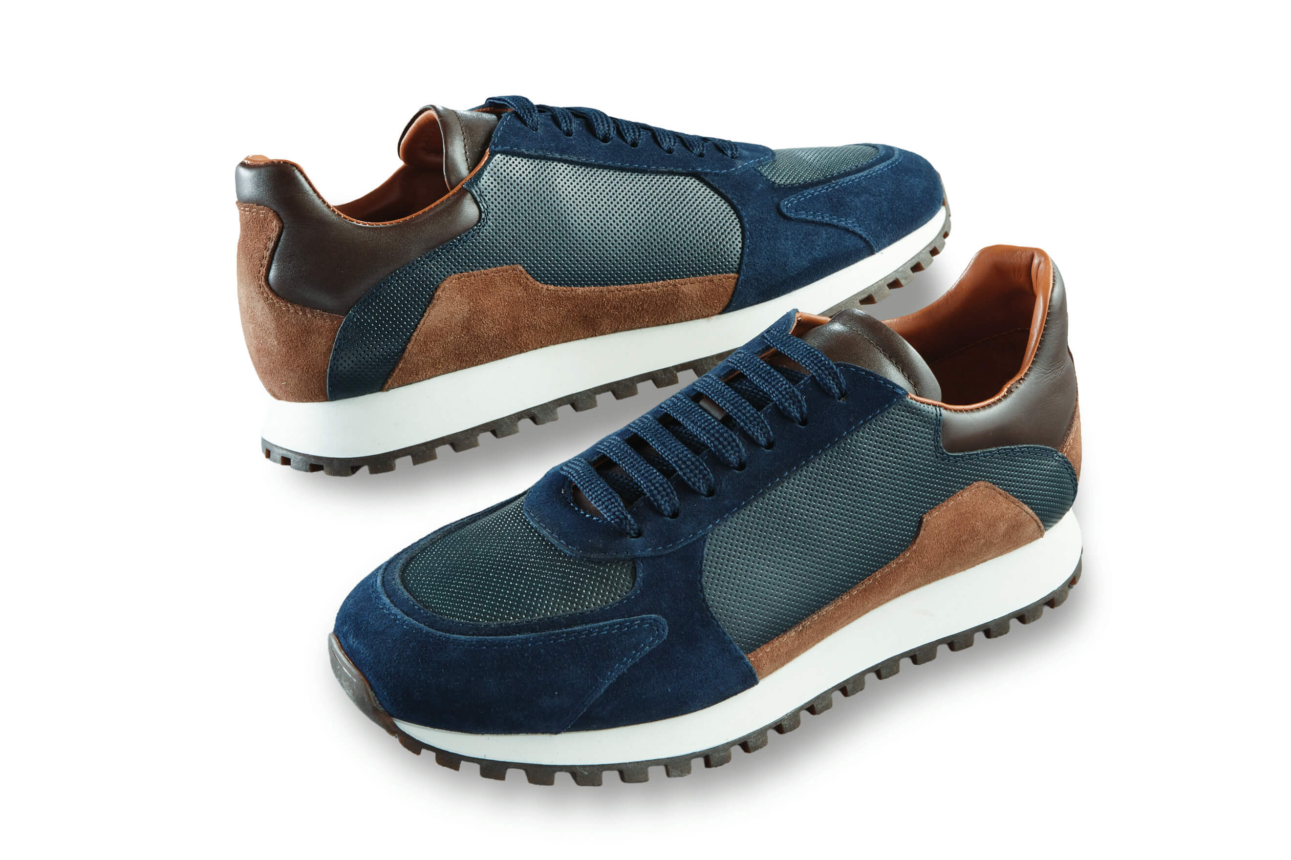 Patrick James Leather Suede Performance Sneaker