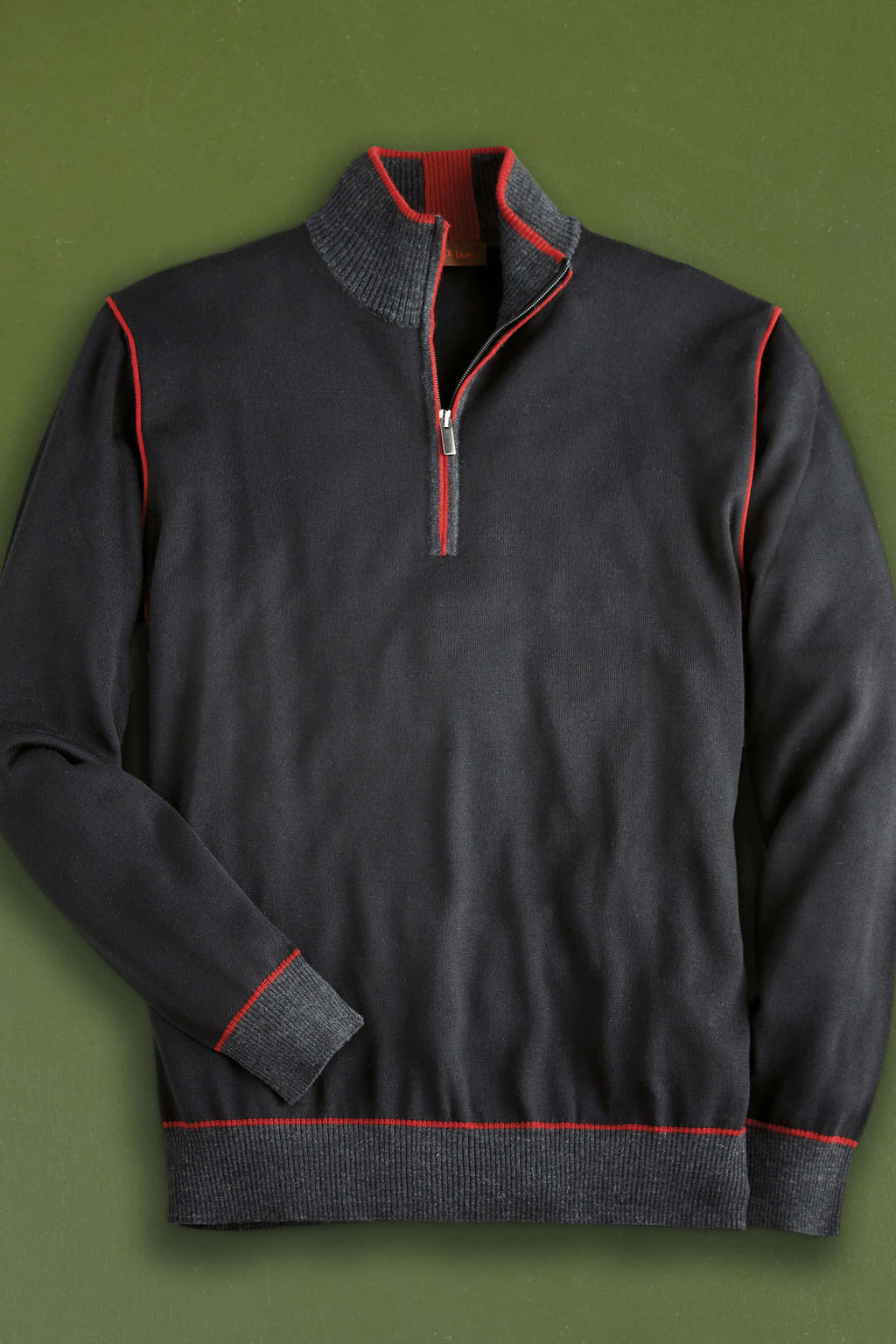 Patrick James Quarter-Zip Sweater