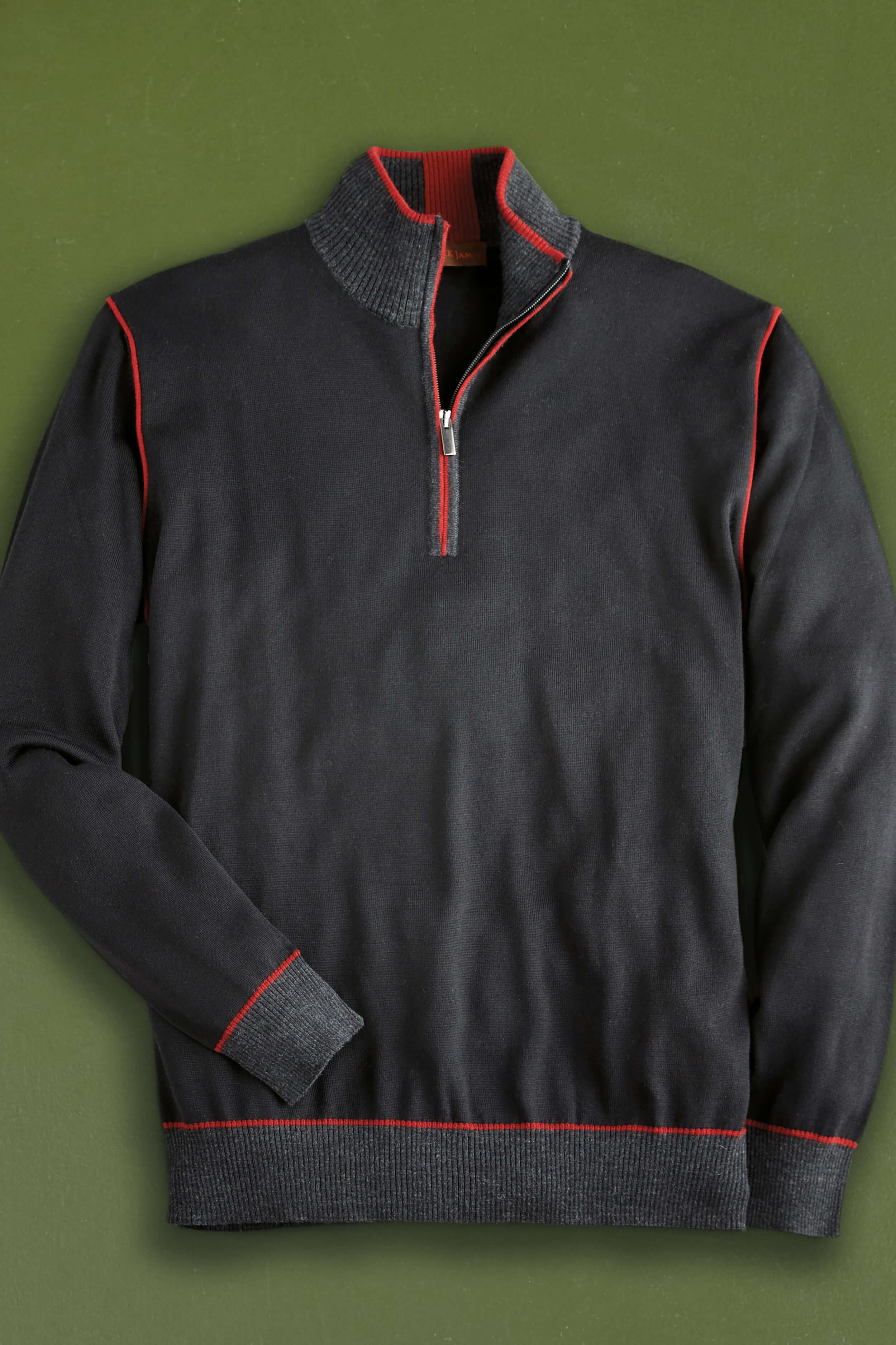 Patrick James Quarter-Zip Sweater