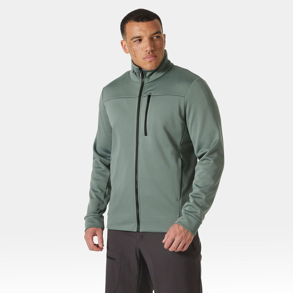 Helly Hansen Men's Crew Fleece Jacket - Ebony