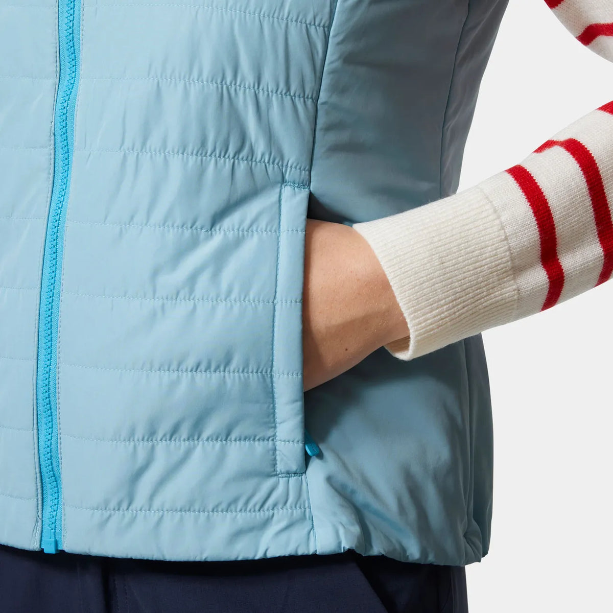 Helly Hansen Women's Crew Insulator Vest 2.0 - LIGHT CYAN