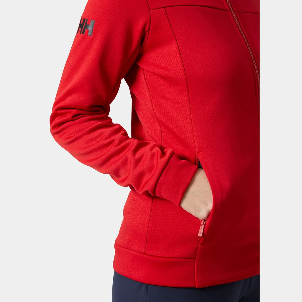 Helly Hansen Women's Crew Fleece Jacket - Red