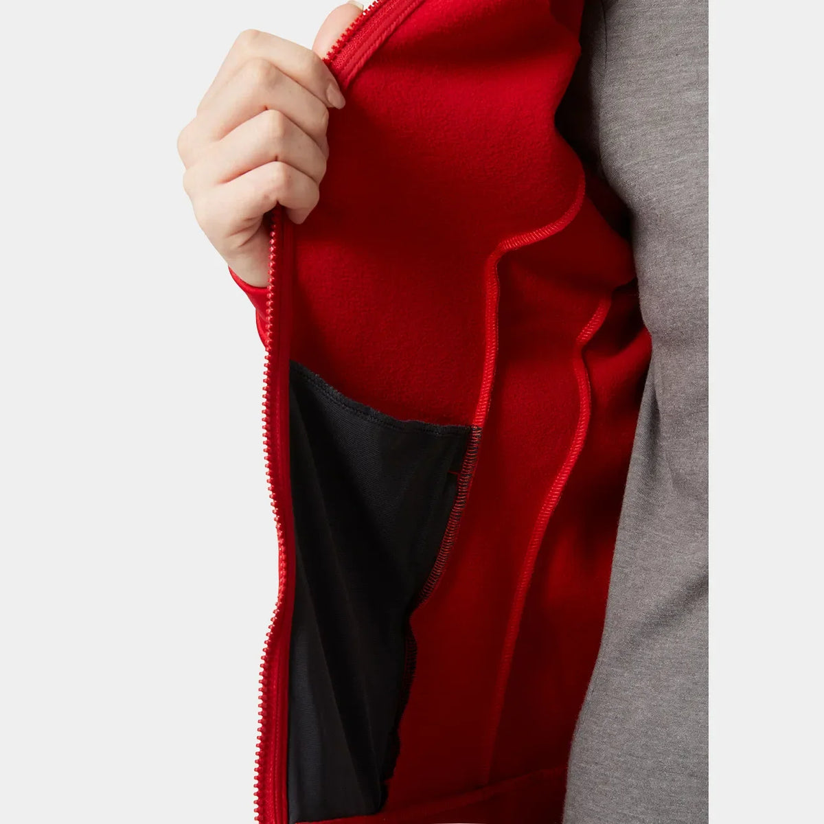 Helly Hansen Women's Crew Fleece Jacket - Red