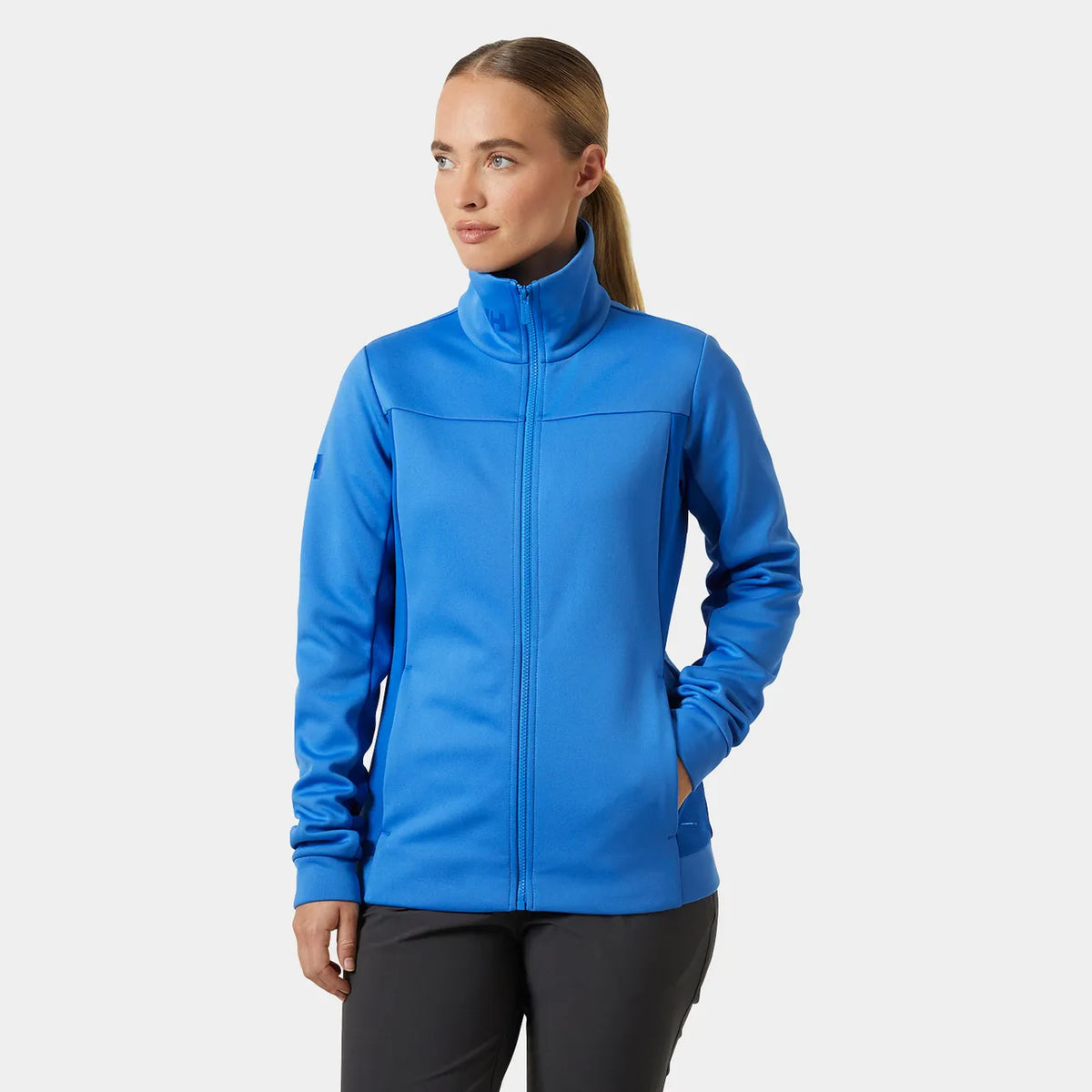 Helly Hansen Women's Crew Fleece Jacket - Bright Blue