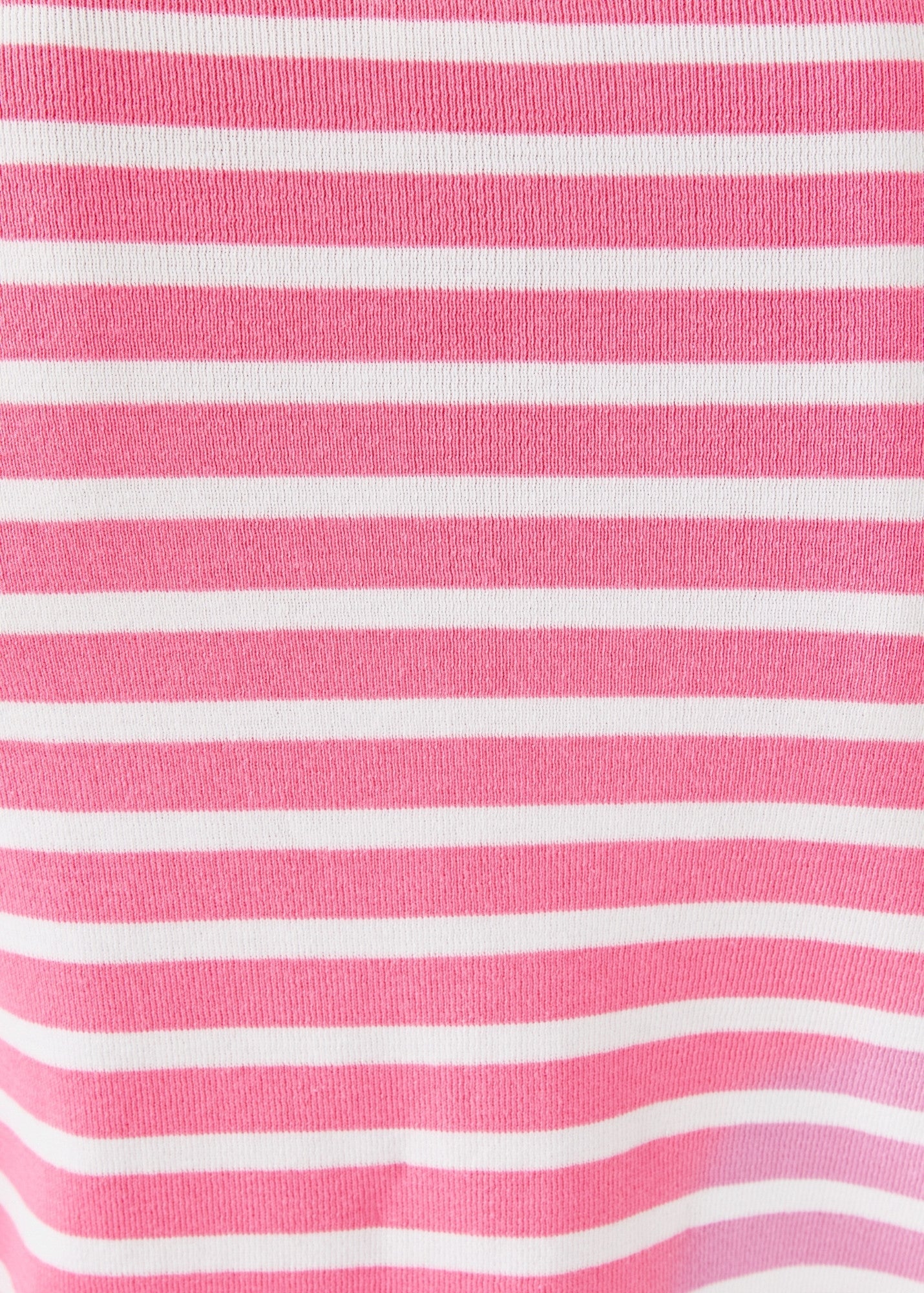 Saint James Lilly Pulitzer x VOISSEY - Cotton Sweater with Lilly Logo Embroidery (NEON PINK / WHITE)