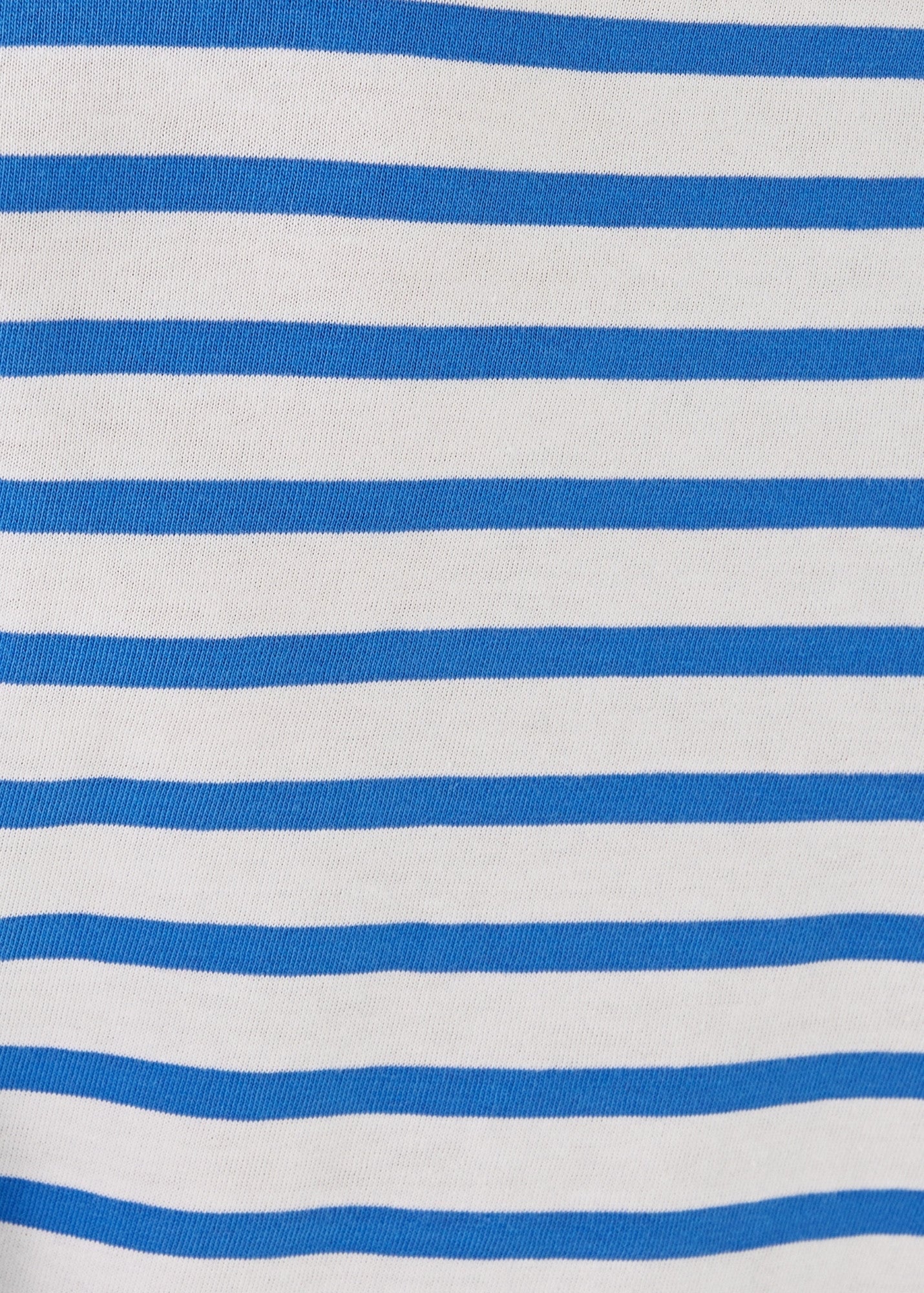 Saint James Lilly Pulitzer x MINQUIDAME - Breton Striped Shirt with Lilly Logo Embroidery | Soft Cotton | Women Fit (WHITE / MER BLUE)
