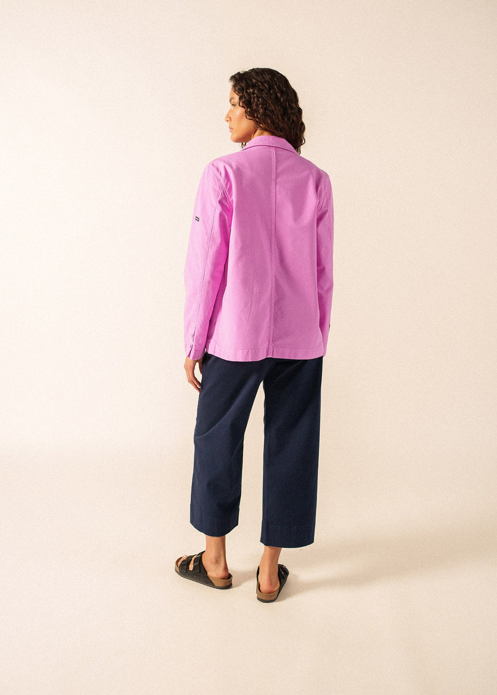 Saint James ALIZE French Chore Jacket (TEA ROSE PINK)