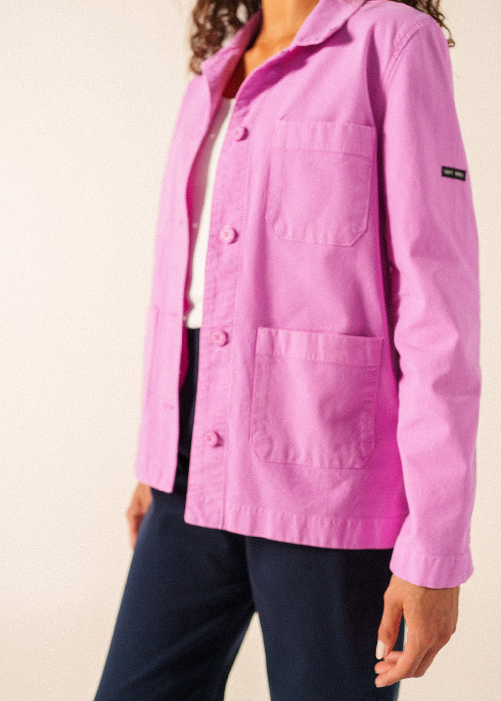 Saint James ALIZE French Chore Jacket (TEA ROSE PINK)