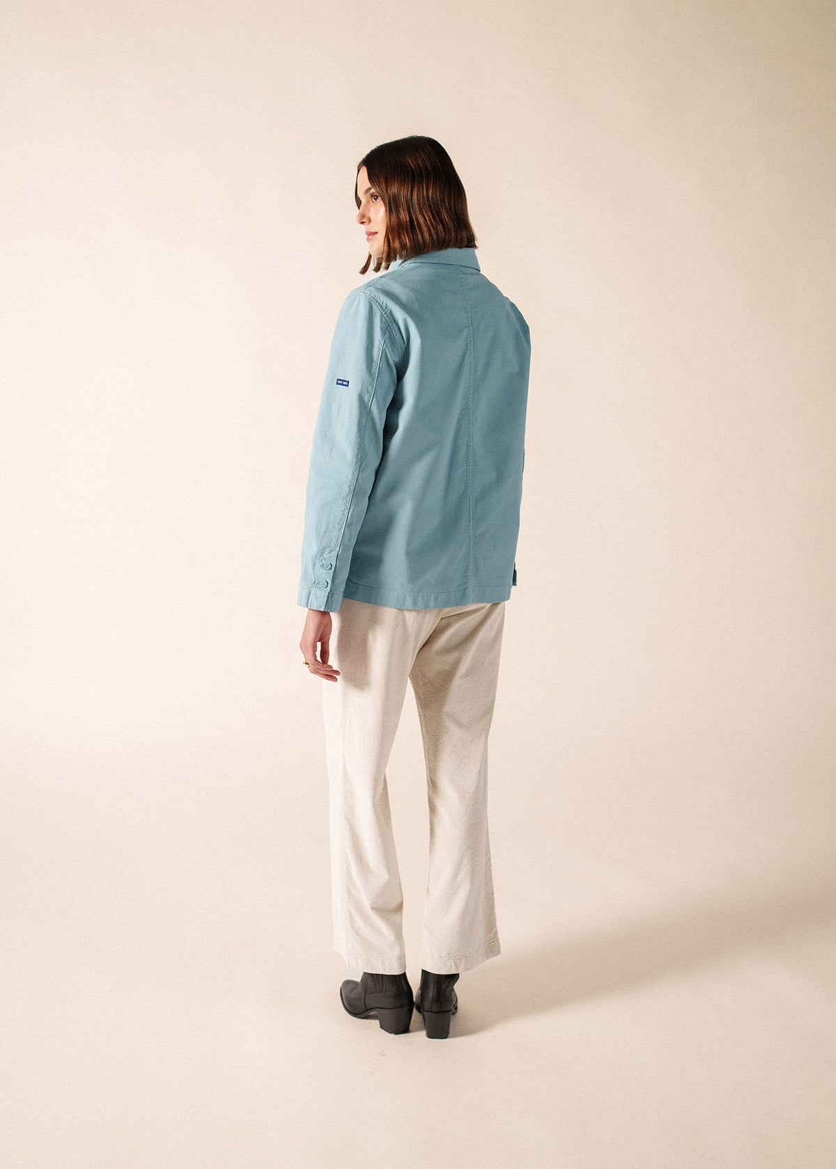 Saint James Alize French Chore Jacket, Light Coastal Blue