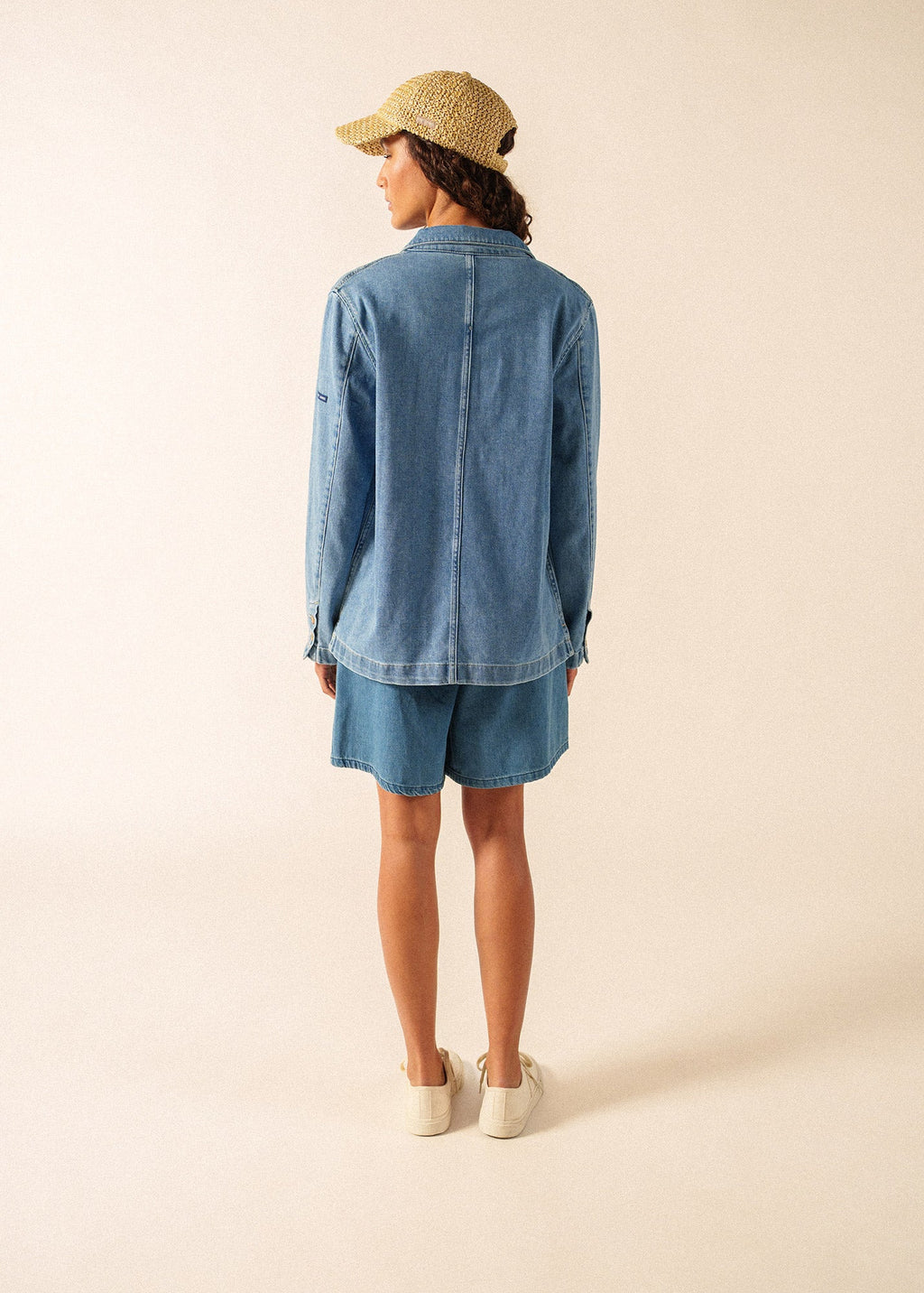 Saint James ALIZE French Chore Jacket (DENIM BLUE)